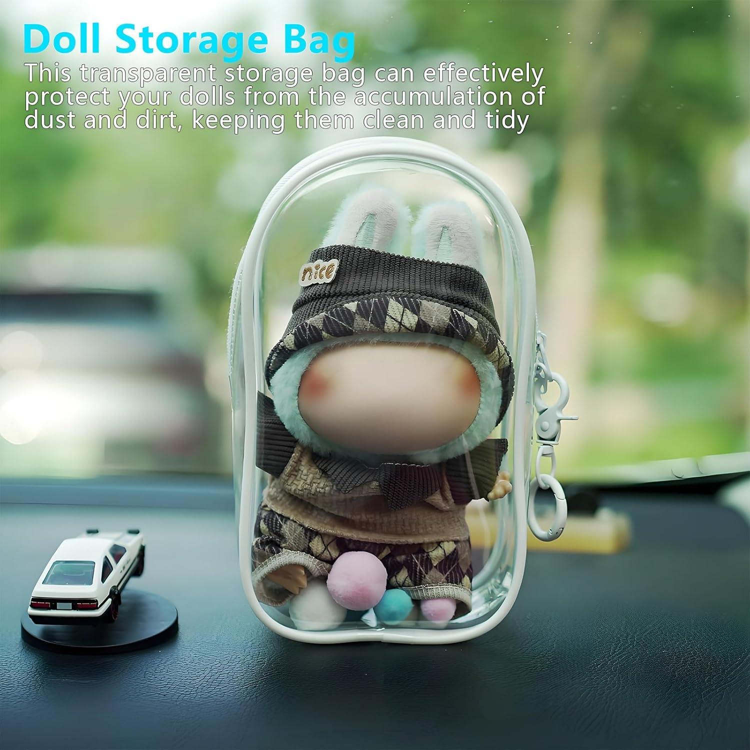 Funda Protectora de PVC Transparente BINBINNIAO - 18.3x10cm