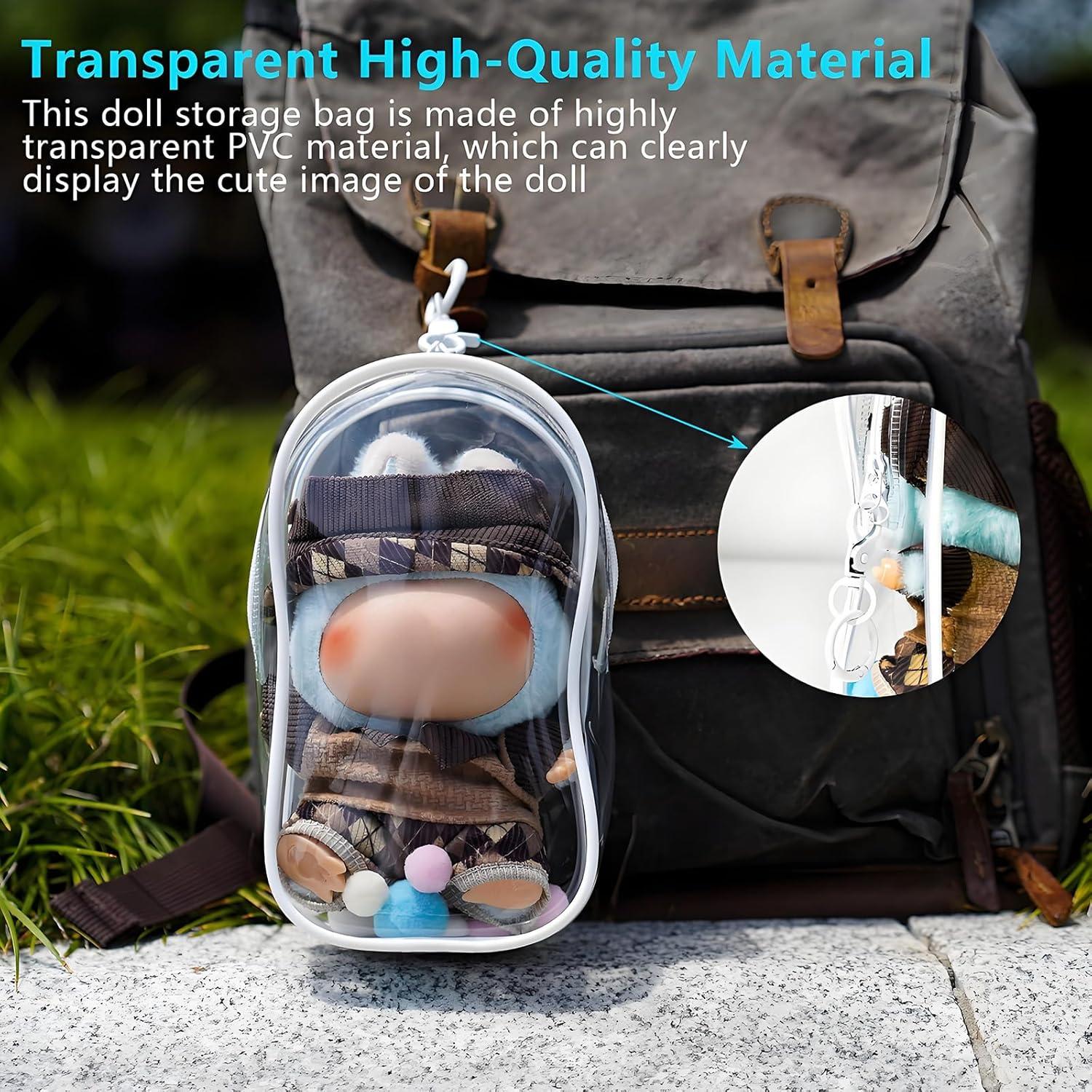 Funda Protectora de PVC Transparente BINBINNIAO - 18.3x10cm