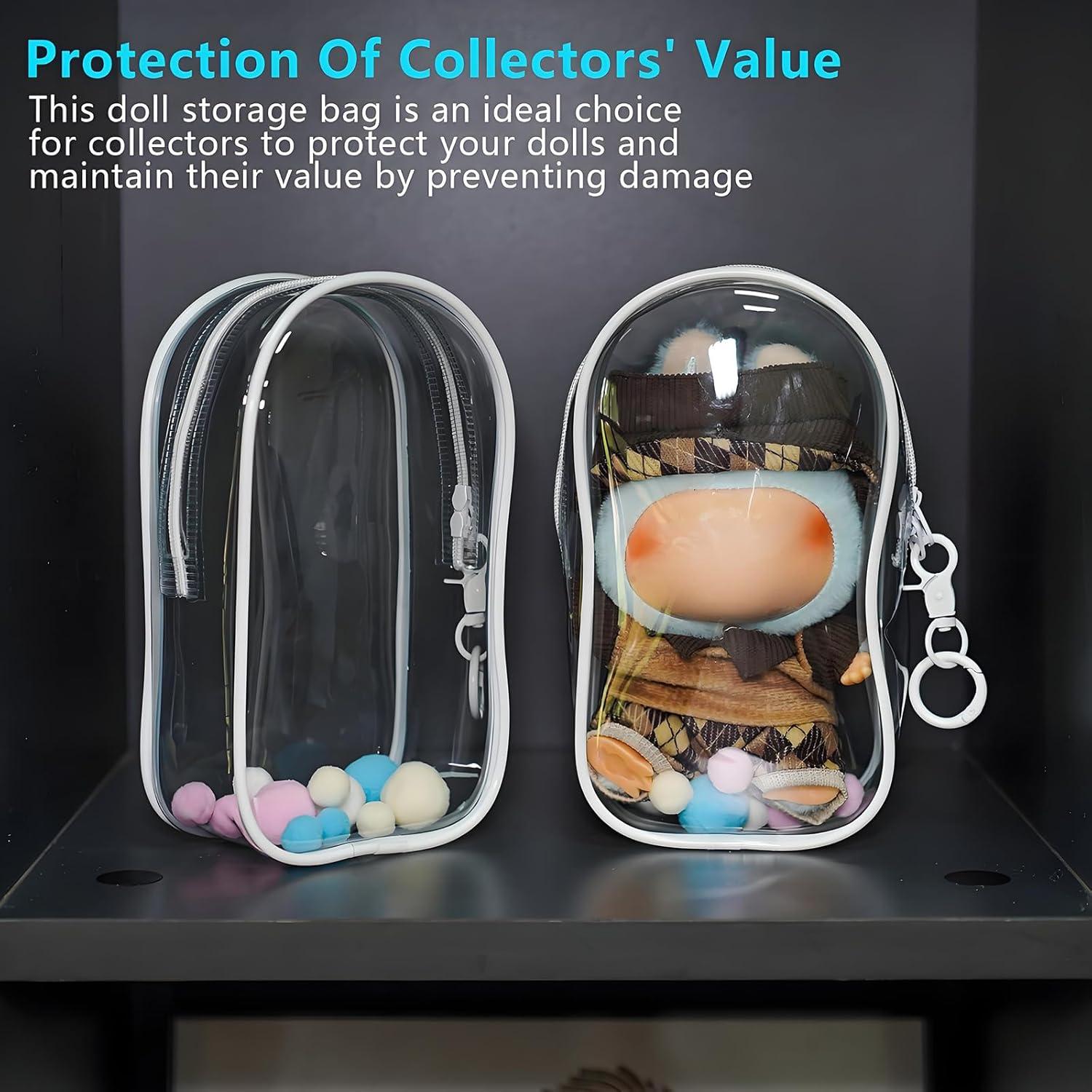 Funda Protectora de PVC Transparente BINBINNIAO - 18.3x10cm