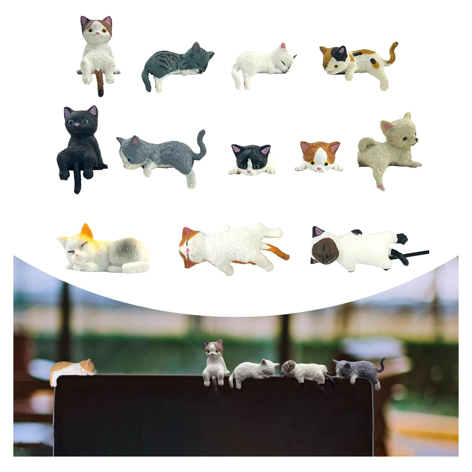 Juego de 12 Adornos de Gato para Auto XXED - Decoración Interior