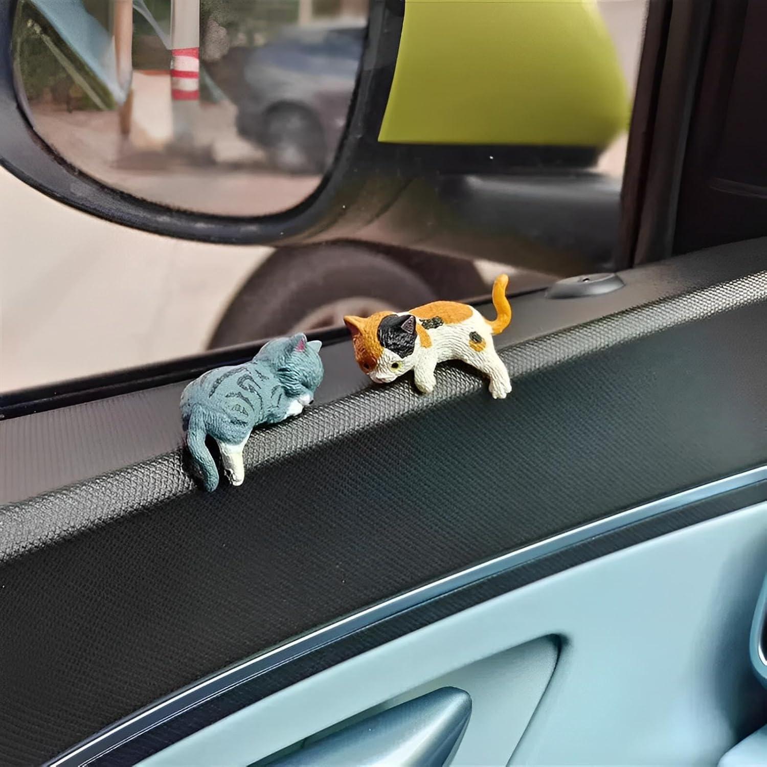 Juego de 12 Adornos de Gato para Auto XXED - Decoración Interior