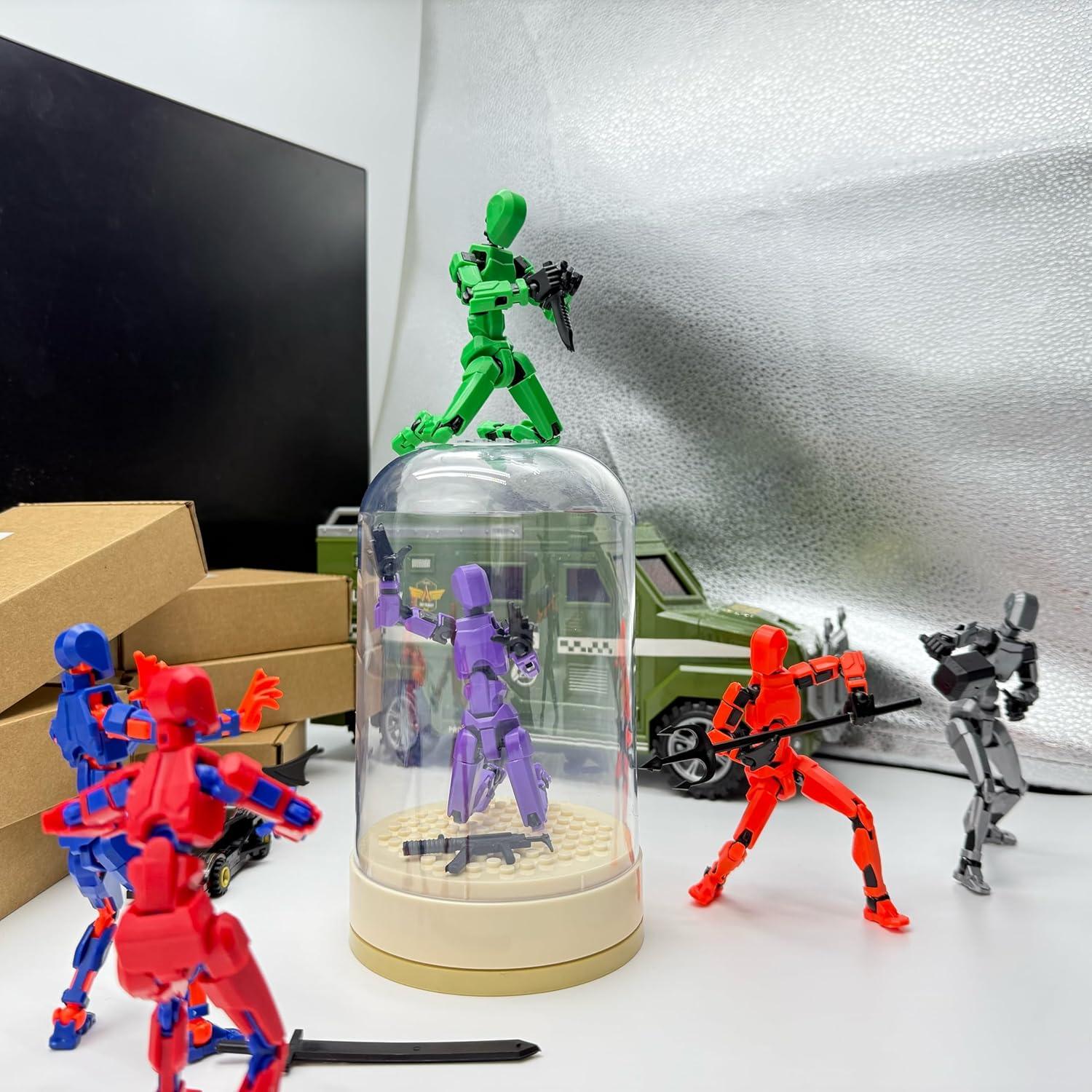 Set de 6 Figuras de Acción Titan 13 - Juguetes 3D para Niños