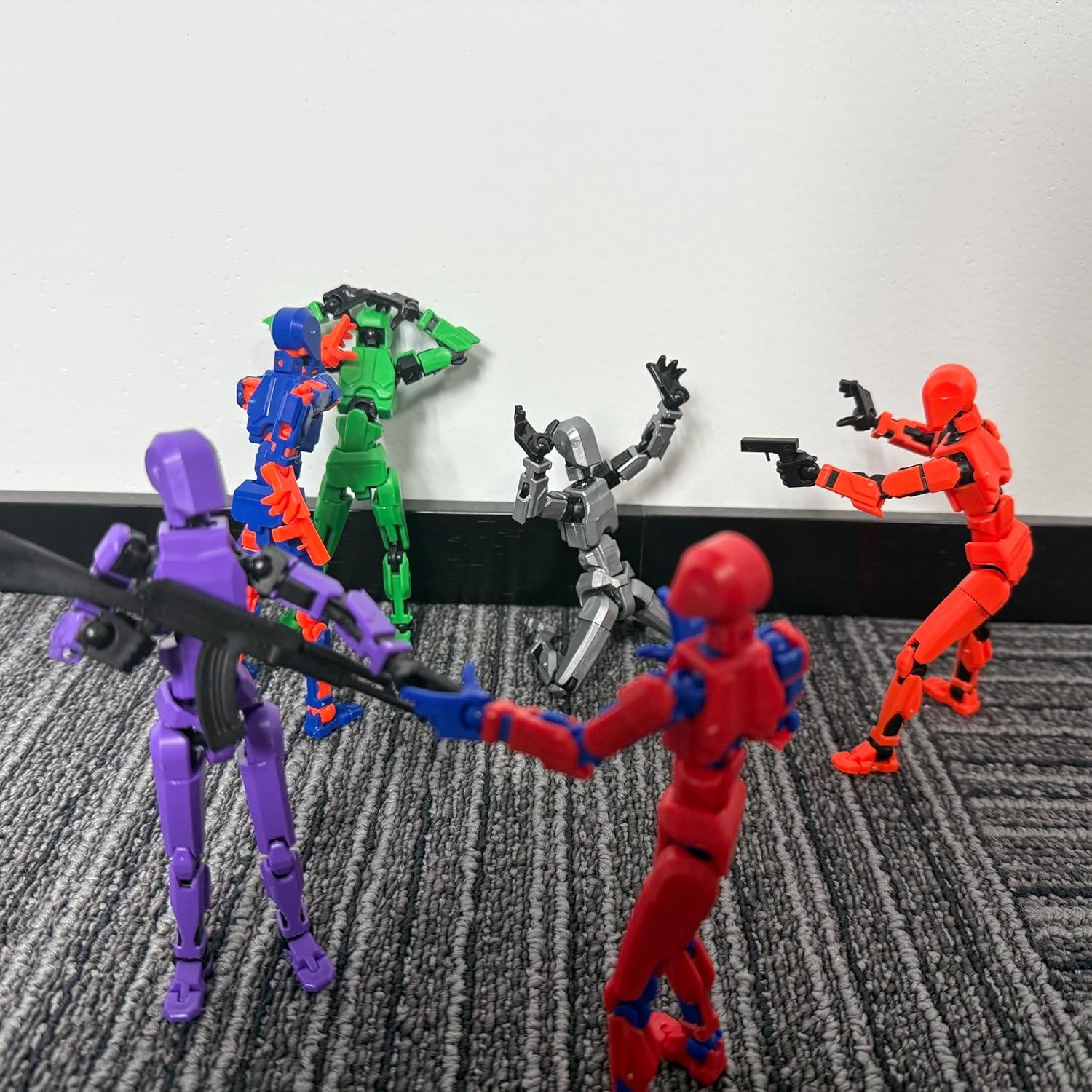 Set de 6 Figuras de Acción Titan 13 - Juguetes 3D para Niños