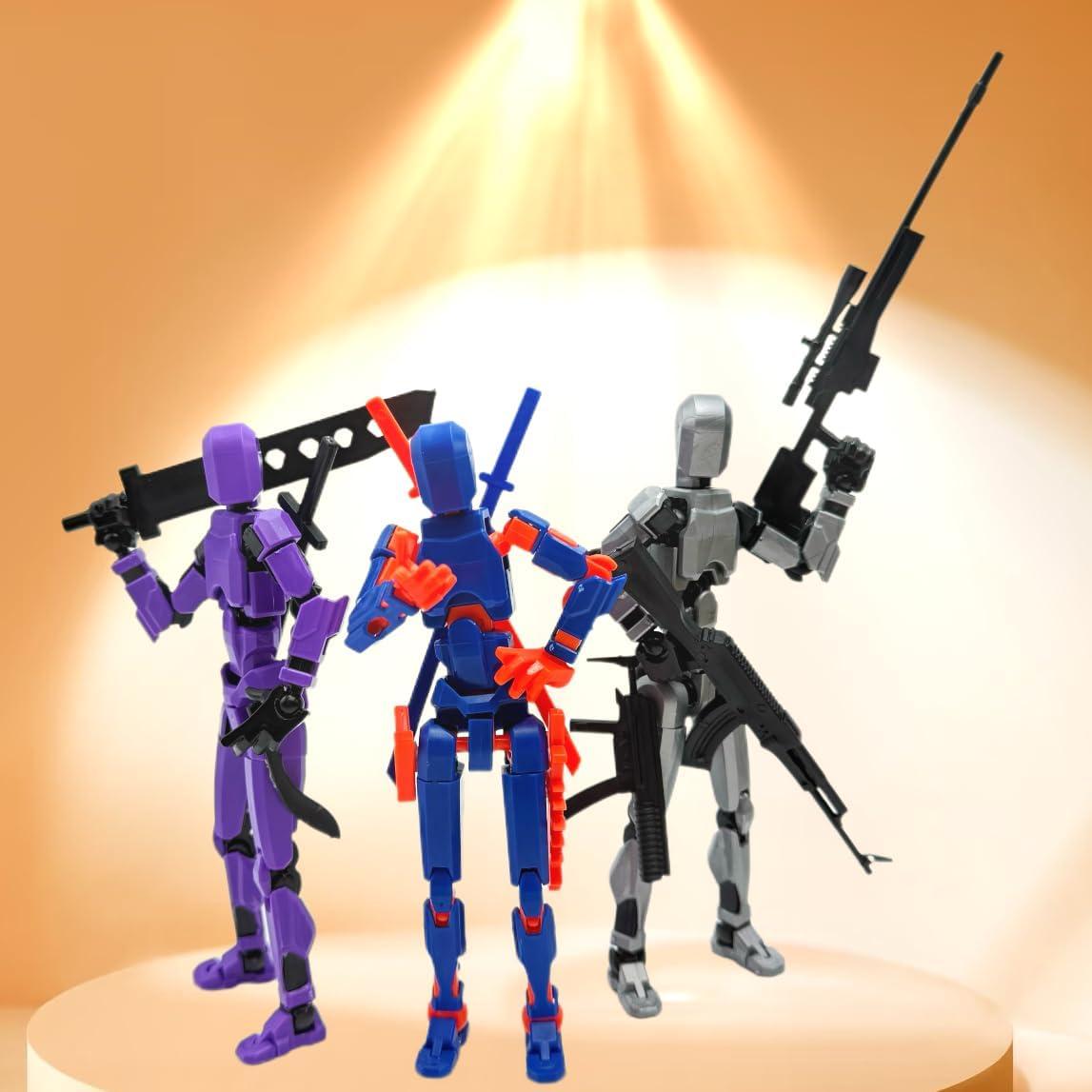 Set de 6 Figuras de Acción Titan 13 - Juguetes 3D para Niños