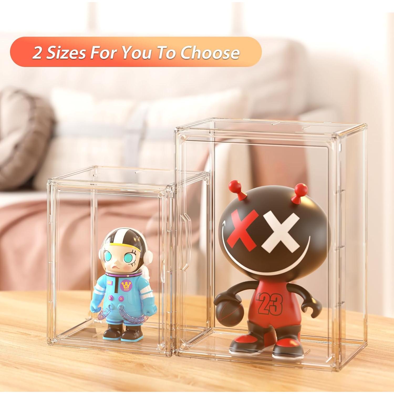 Caja de Exhibición Acrílica Transparente Henyol 3 Niveles Ajustable