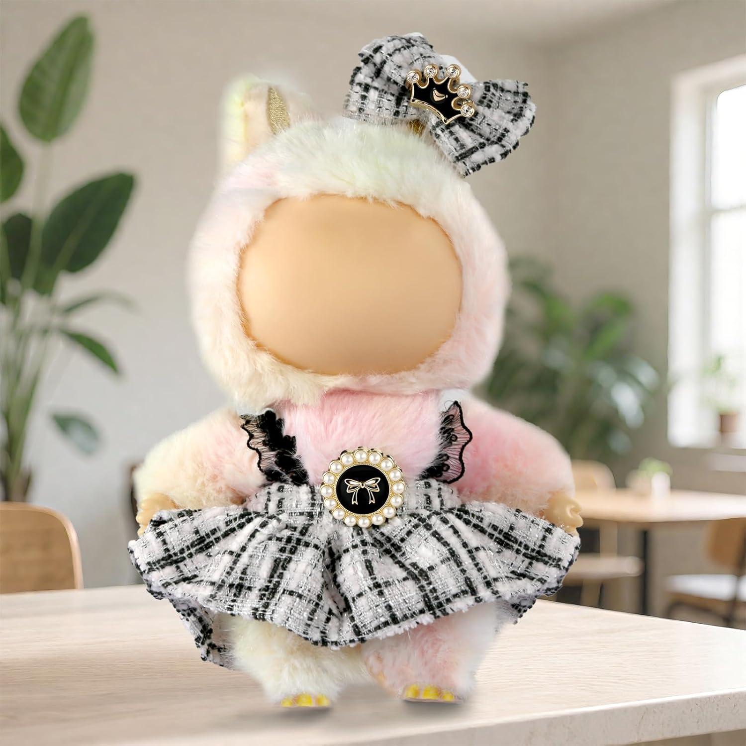 Conjunto de Ropa para Muñecas 17cm X-Luck - Sombrero y Overoles