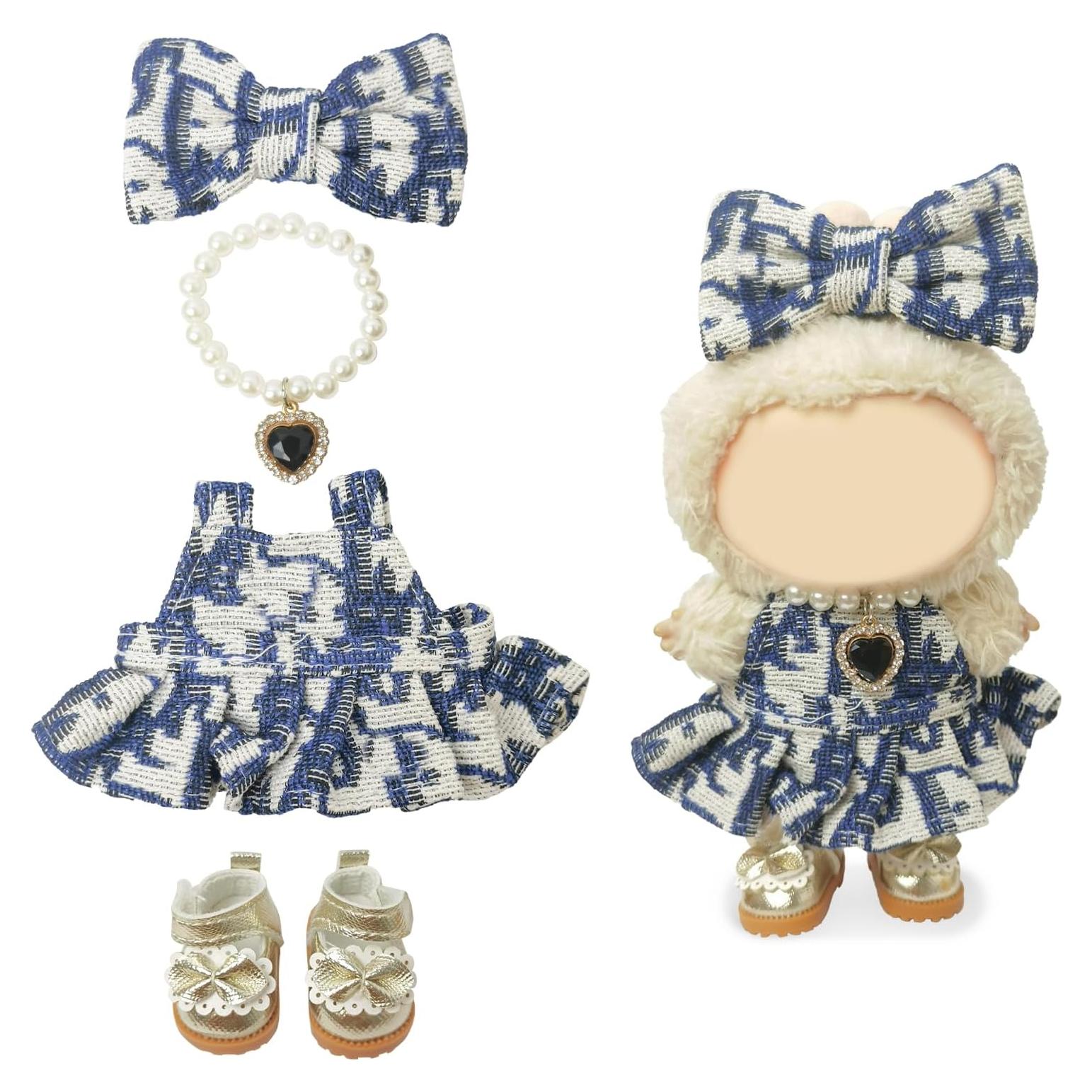 Conjunto de Ropa para Muñeca Labubu 17cm - Elegancia del Horizonte