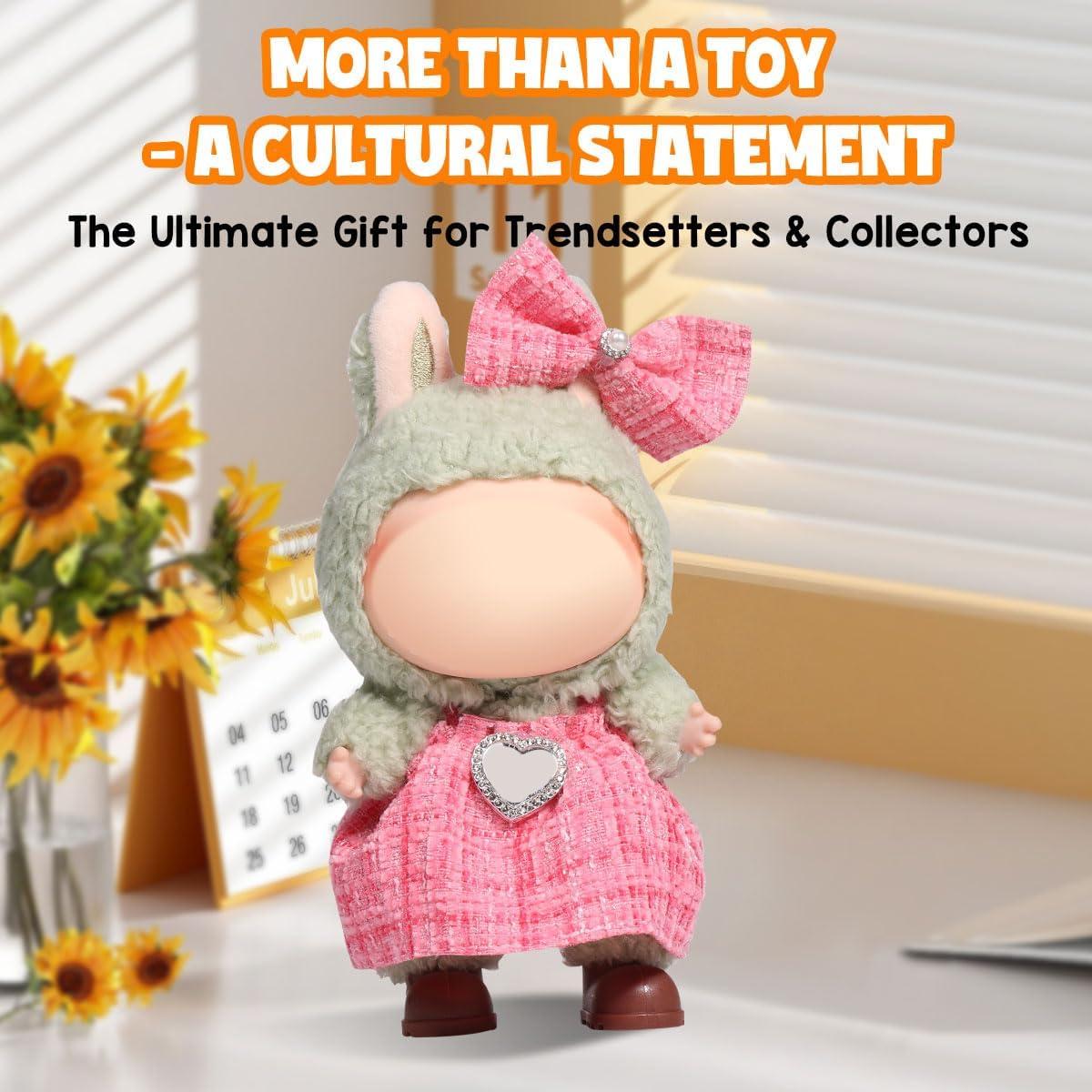 Conjunto de Ropa Chic AICase para Muñecas 17cm Rosa 2 Piezas