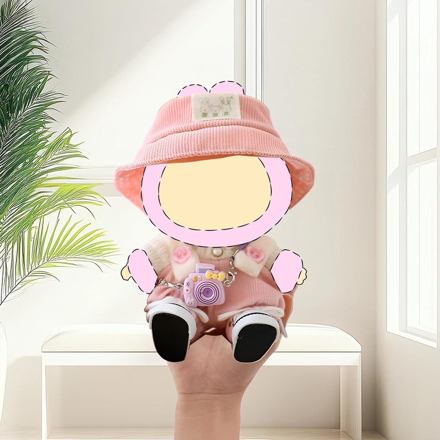 Conjunto de Ropa para Muñeca LaBuBu 4 Piezas Rosa