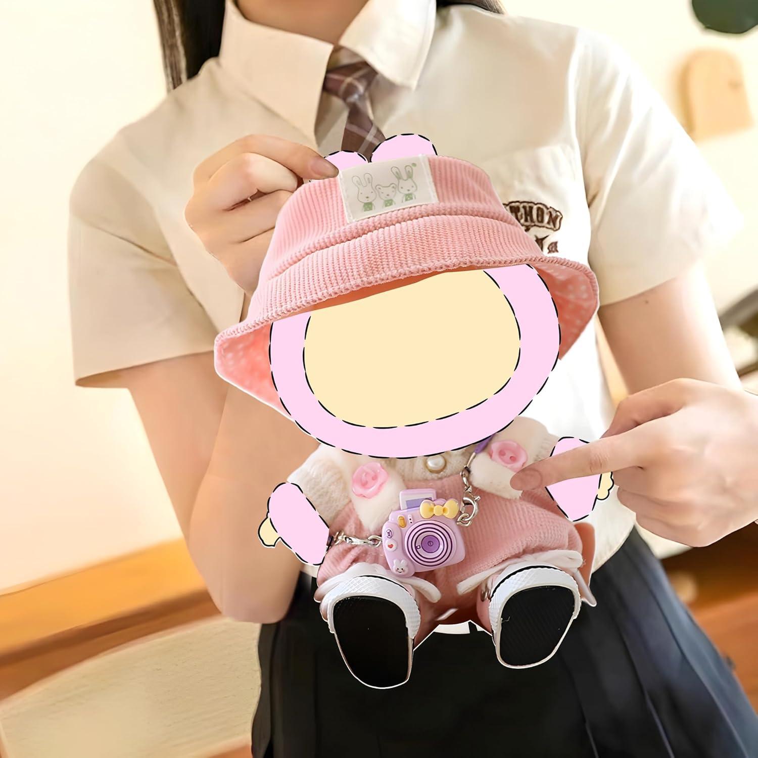 Conjunto de Ropa para Muñeca LaBuBu 4 Piezas Rosa