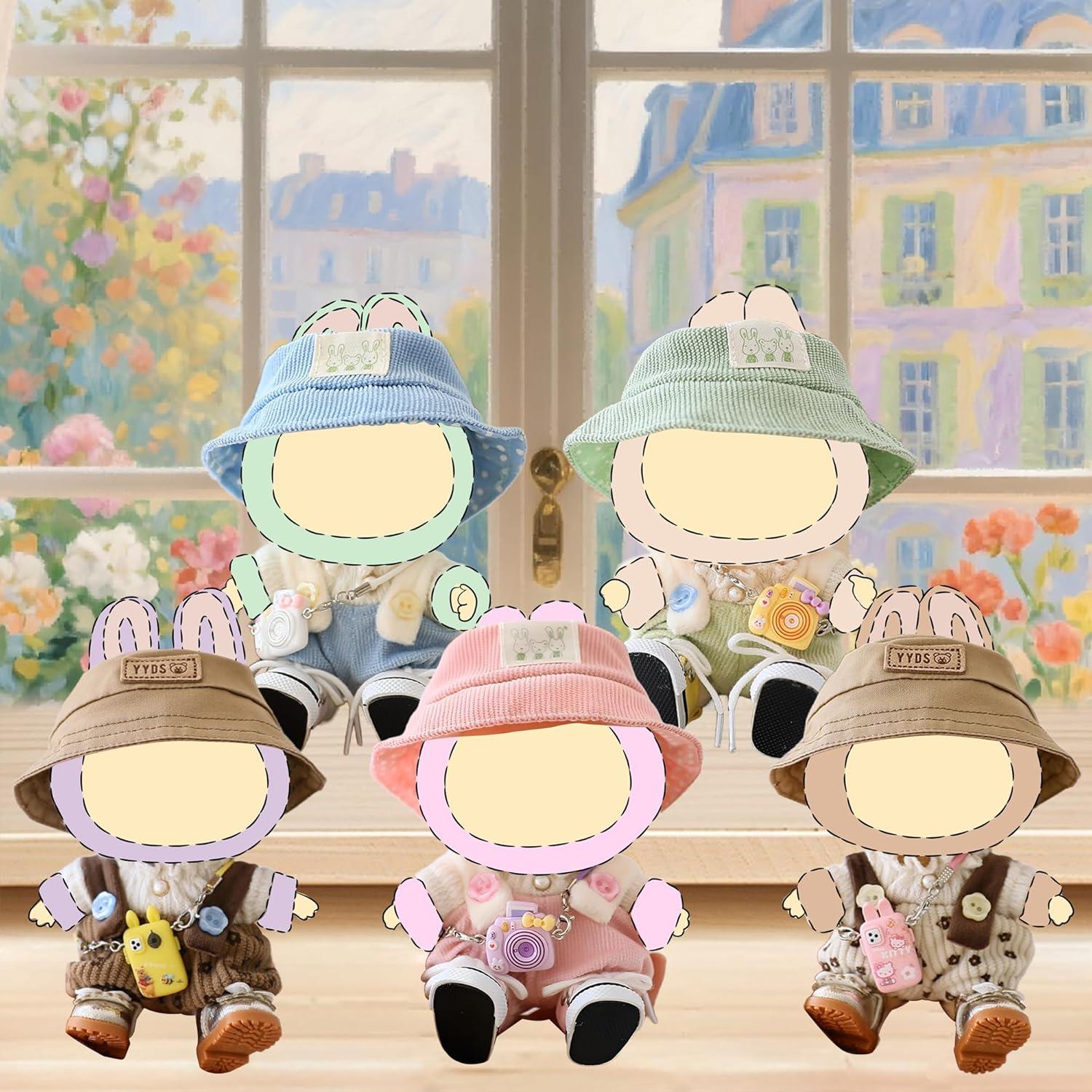 Conjunto de Ropa para Muñeca LaBuBu 4 Piezas Rosa