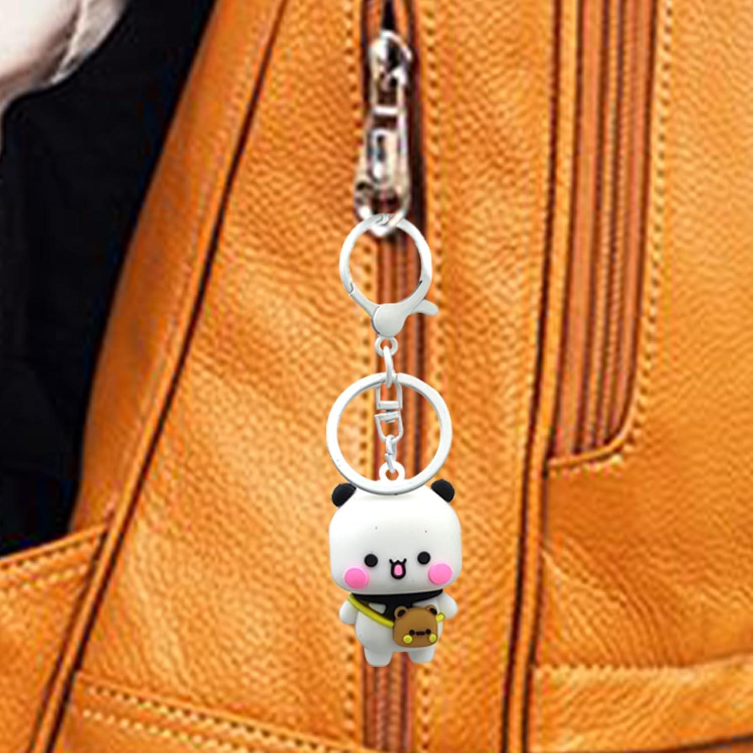 Llaveros Kawaii Bubu y Dudu 2 Pcs PVC para Mujeres