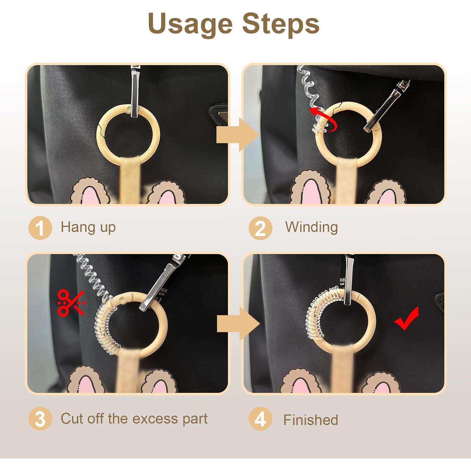 Clip Lock La Booooo Booooo para Muñecas - Paquete de 4