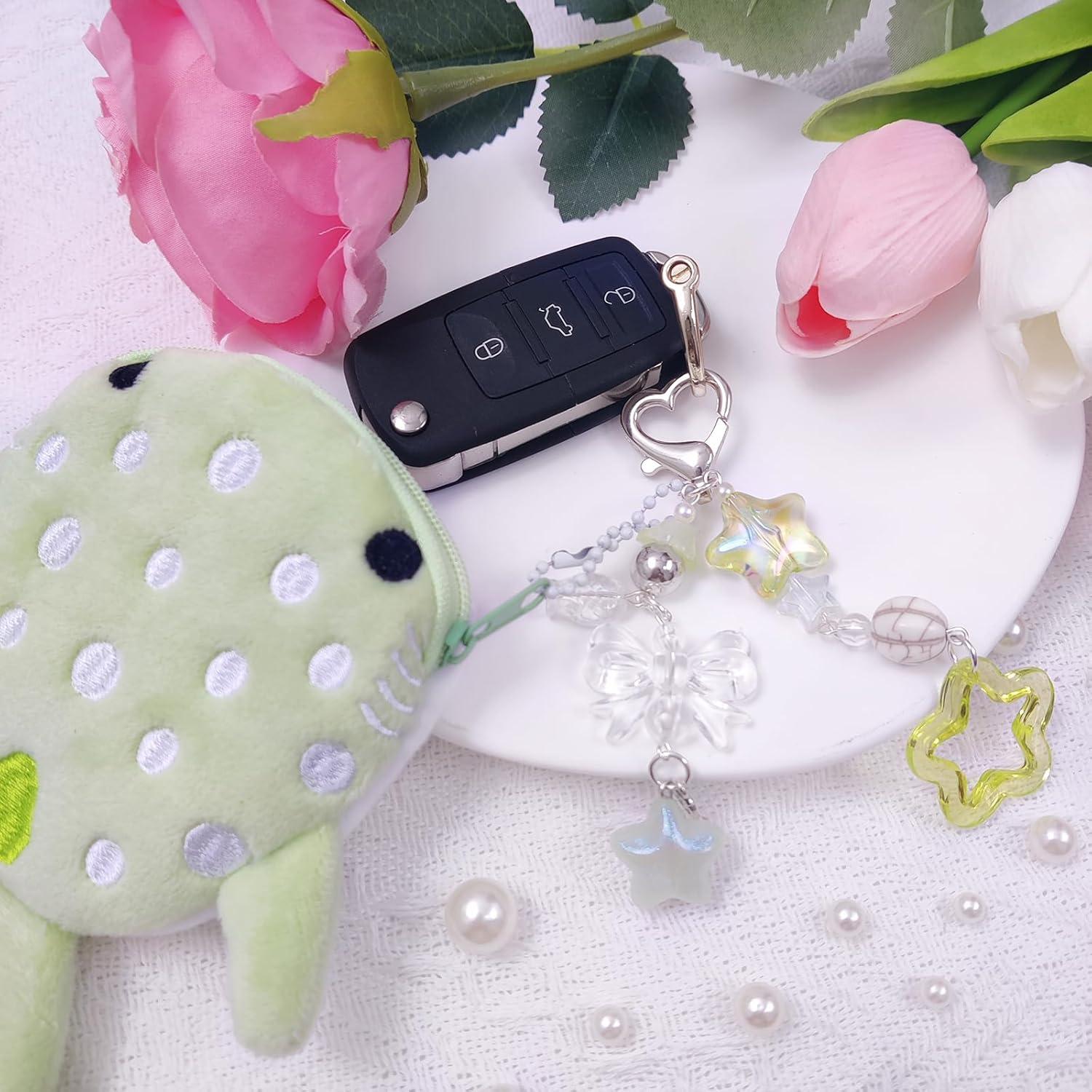 Llavero y monedero tiburón ballena Nalefow verde 13x12 cm