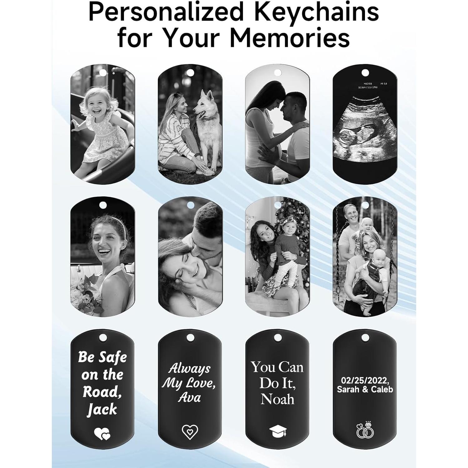 Llave Personalizada CDBUY - Llavero con Foto y Texto