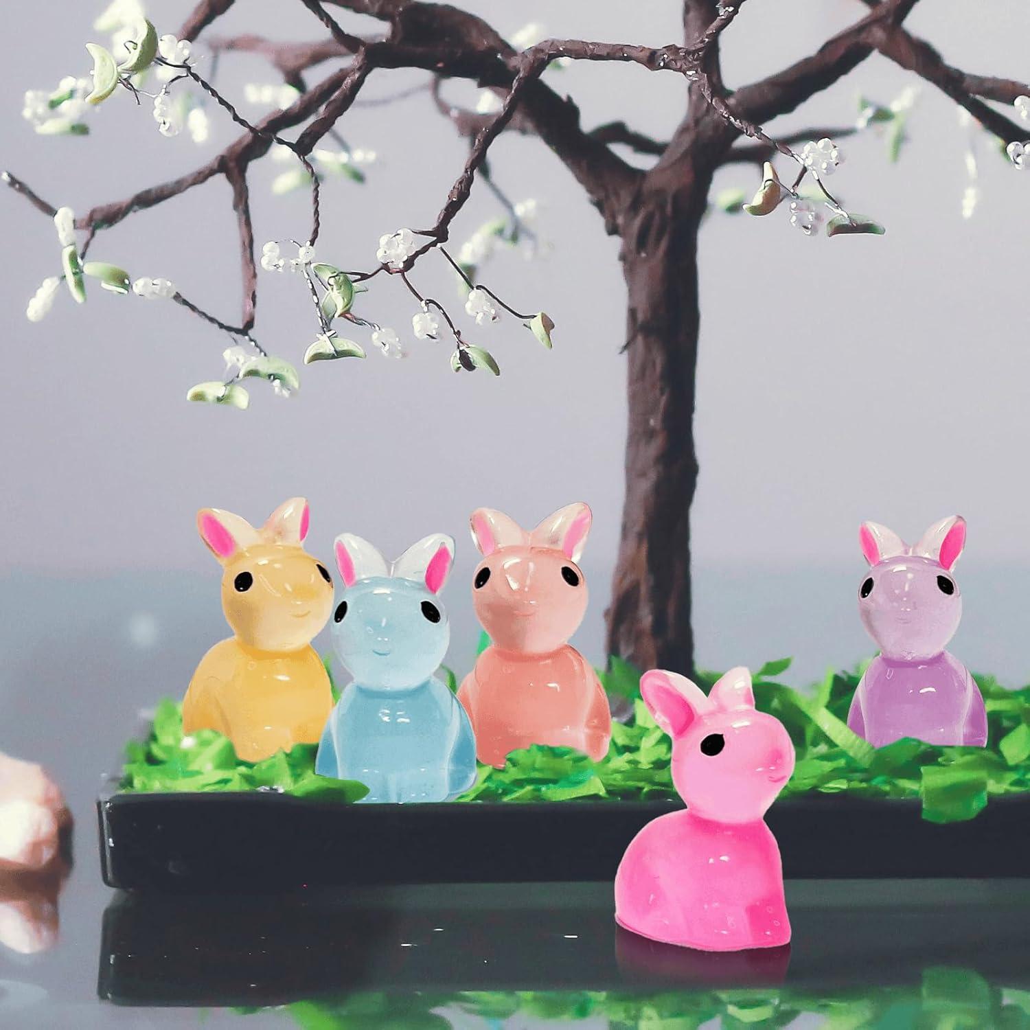 49 Figuras Miniatura de Animales de Resina Wezdopu Decorativas