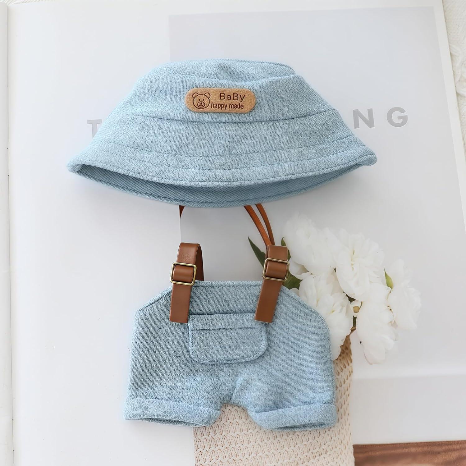 Conjunto de Ropa para Muñecas 17cm TOU-BEGUIN 4 Piezas Azul