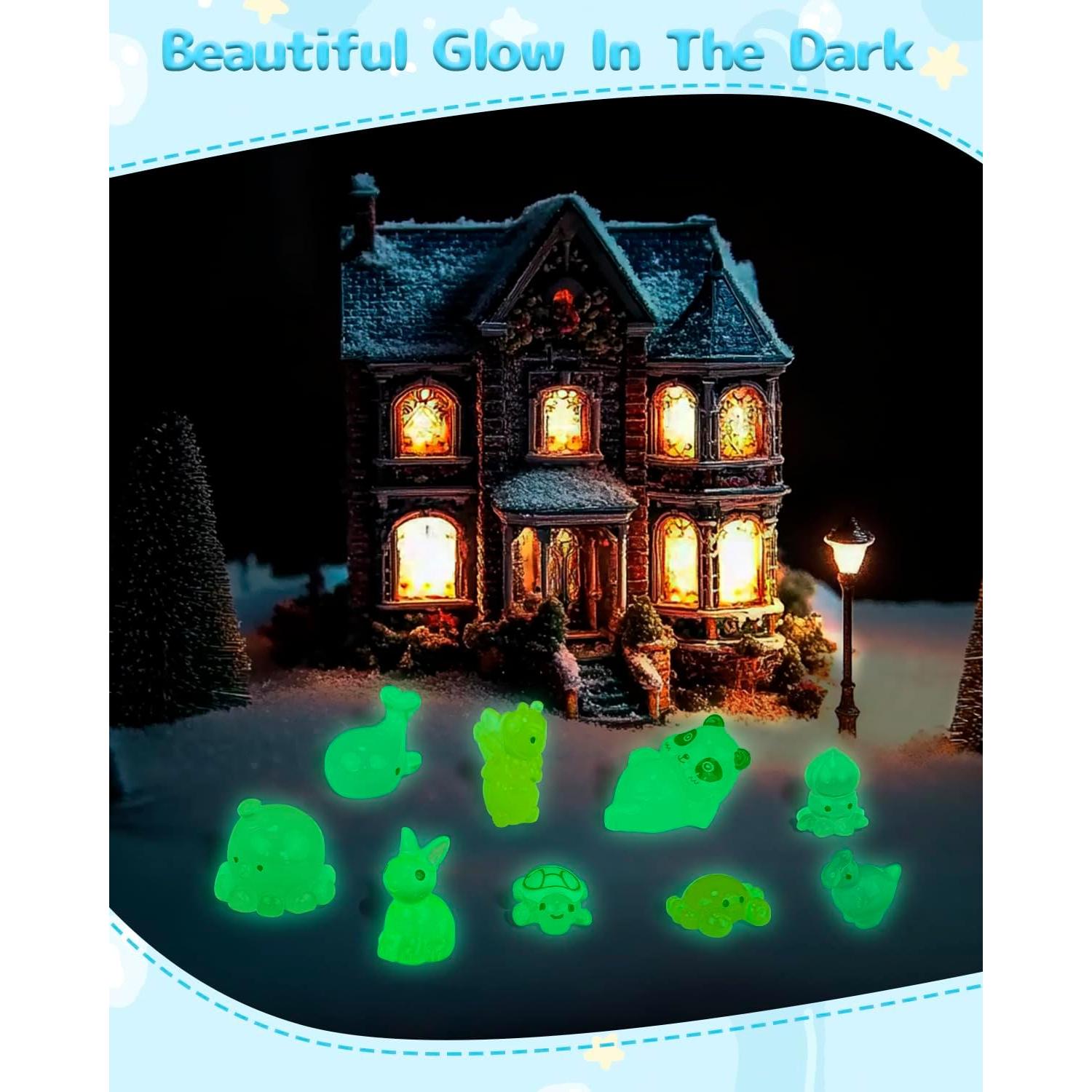 Kit de 160 Piezas de Animales de Resina Piemow - Decoración Miniatura