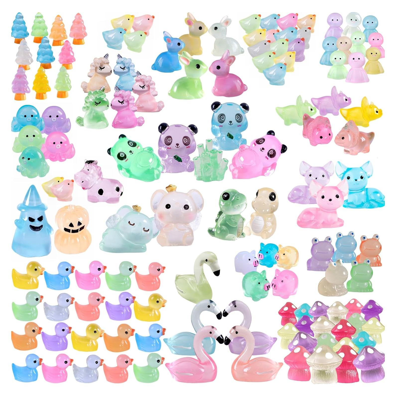 130 Figuritas de Resina Luminosa ElpizoFos para Jardín de Hadas