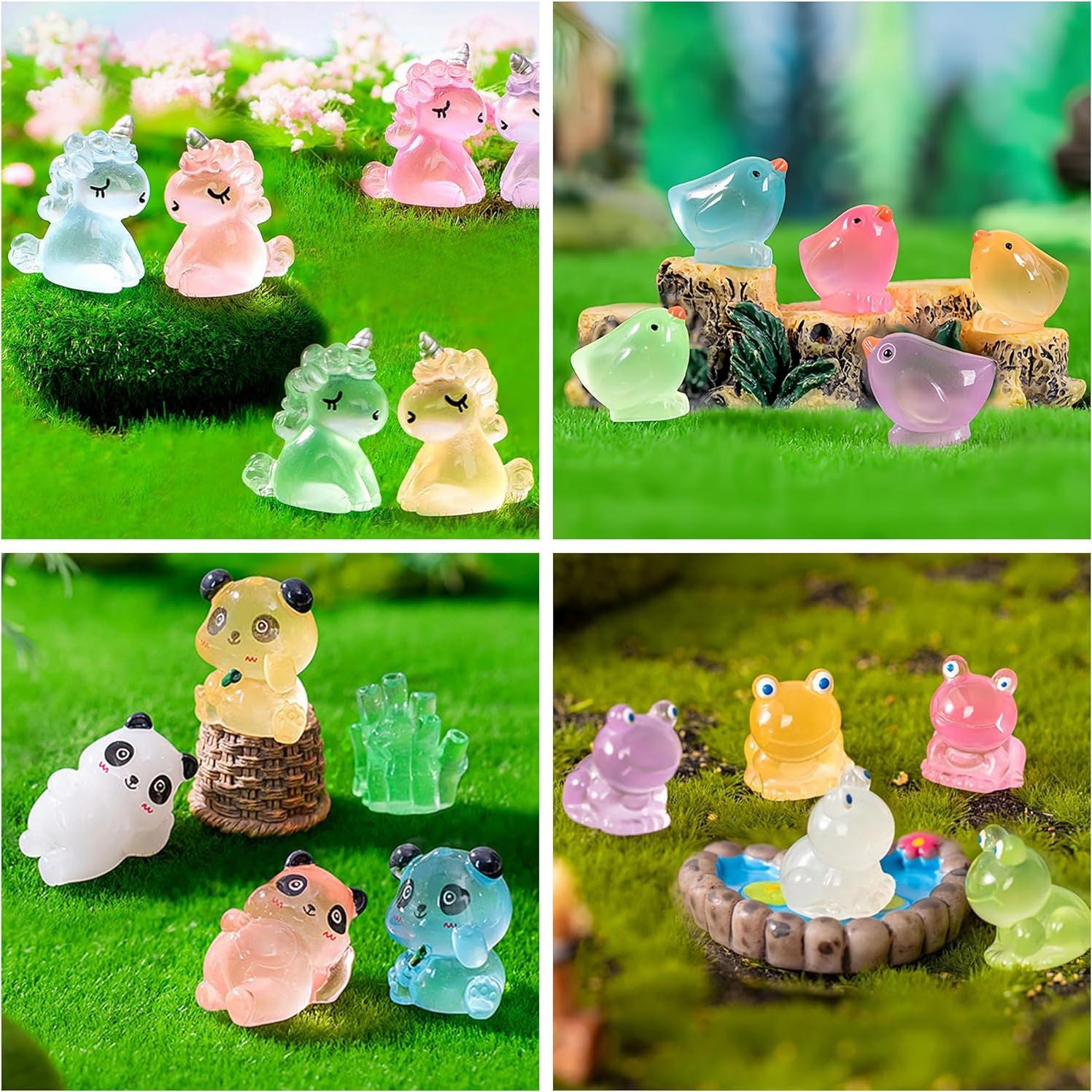 130 Figuritas de Resina Luminosa ElpizoFos para Jardín de Hadas