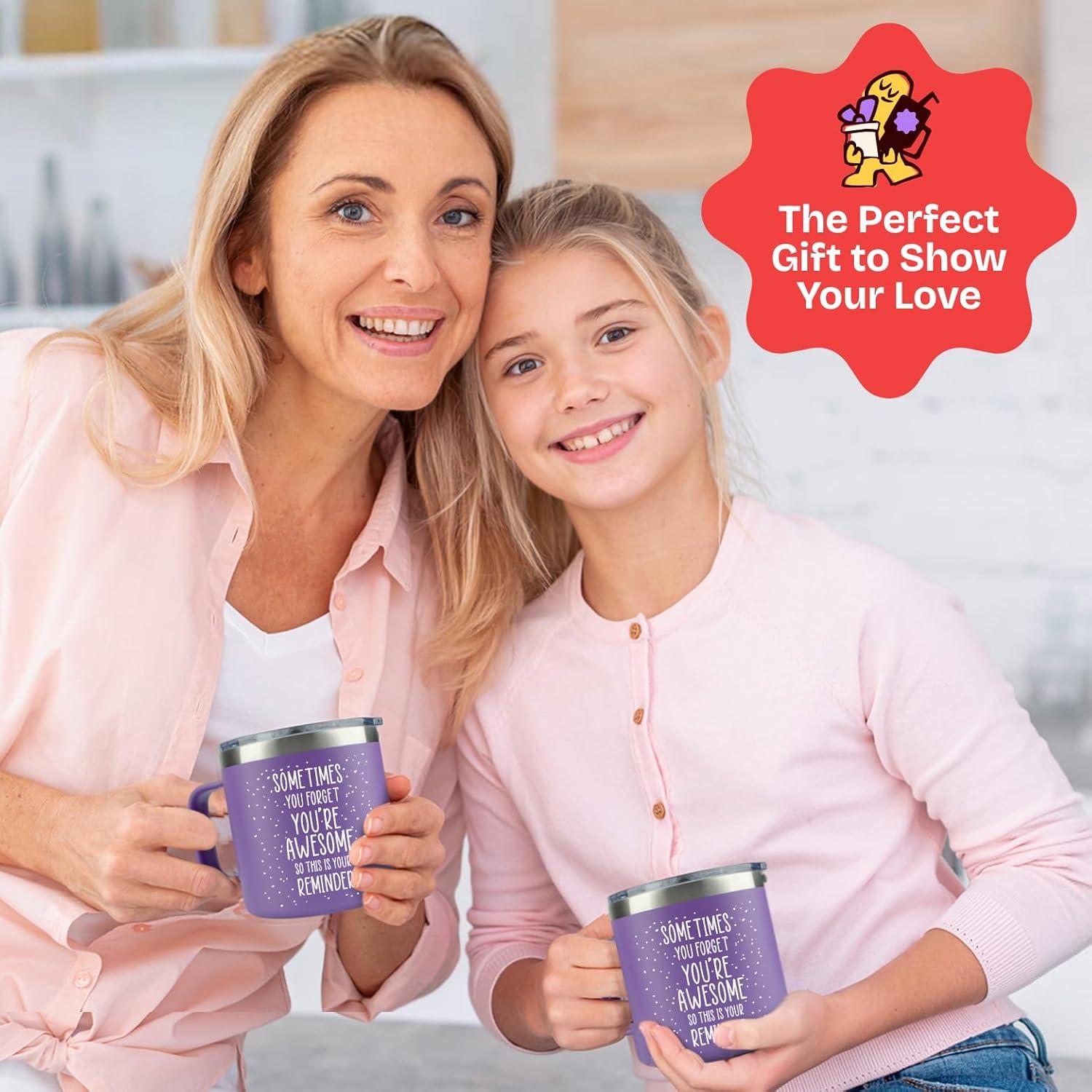 Taza de Café Morada 14oz KLUBI - Regalo Cumpleaños Mujeres