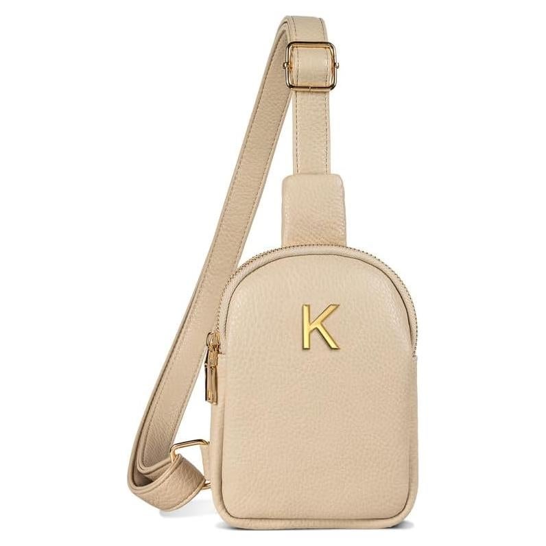 Bolso Cruzado Personalizado Freesya 18x13.5 cm Taupe