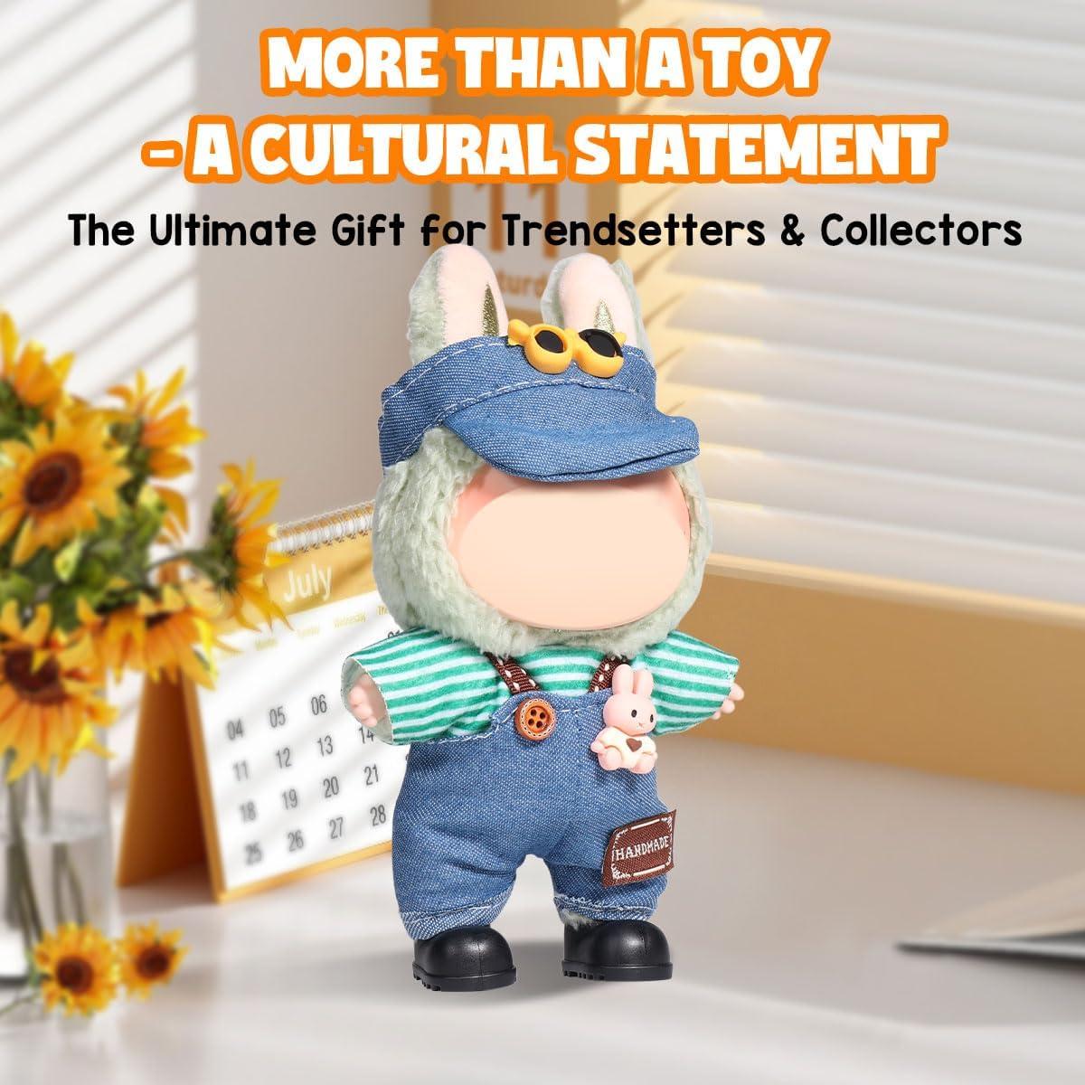 Conjunto de Ropa para Muñeca AICase 17cm - 3 Piezas Denim