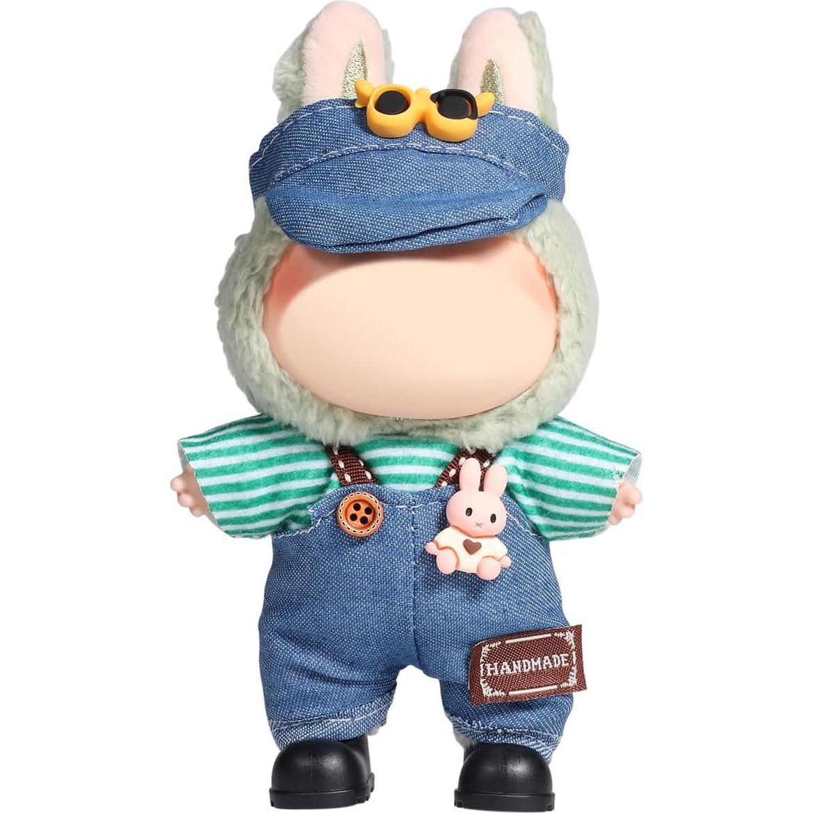 Conjunto de Ropa para Muñeca AICase 17cm - 3 Piezas Denim