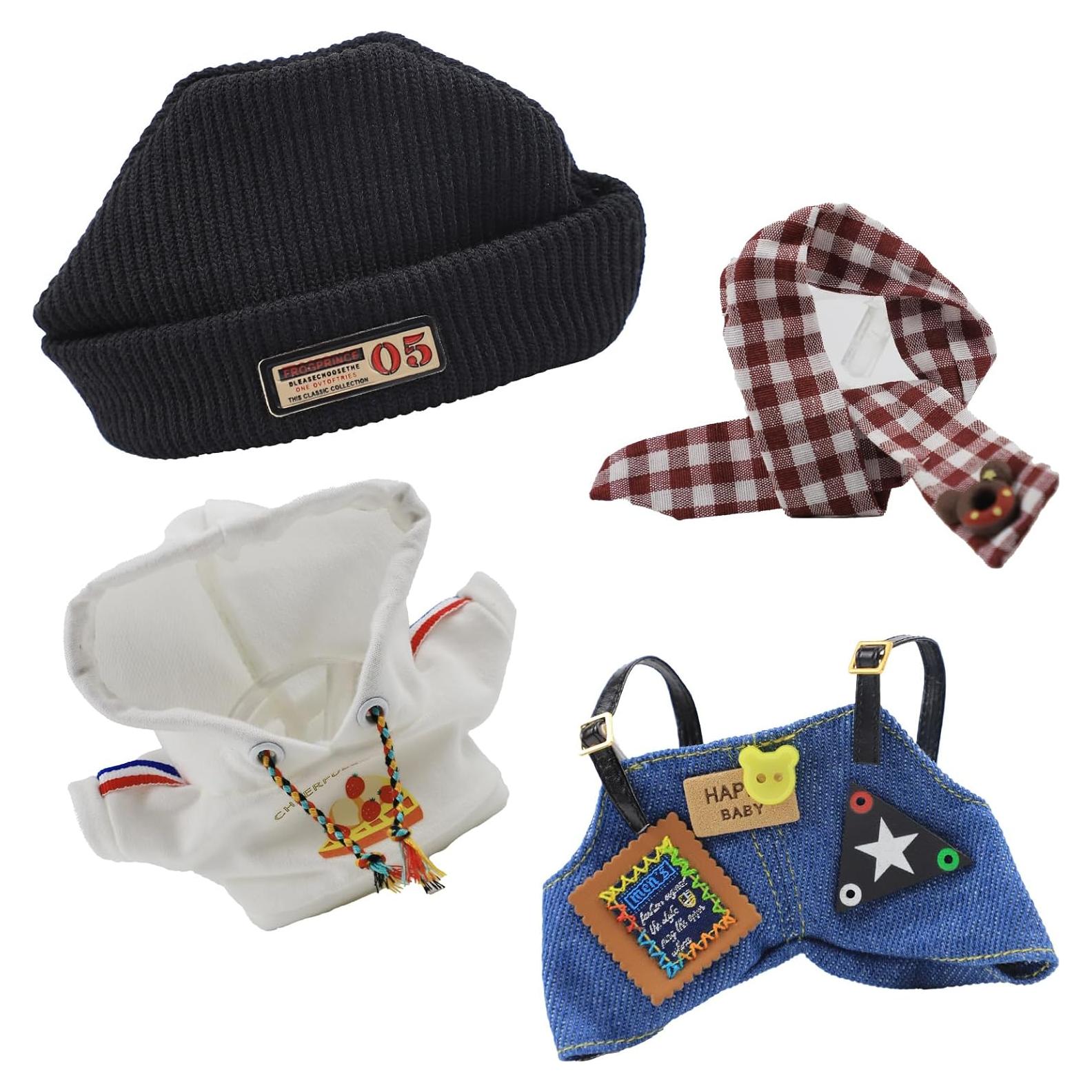 Conjunto de Ropa para Muñecas Labubu 17cm - 4 Piezas