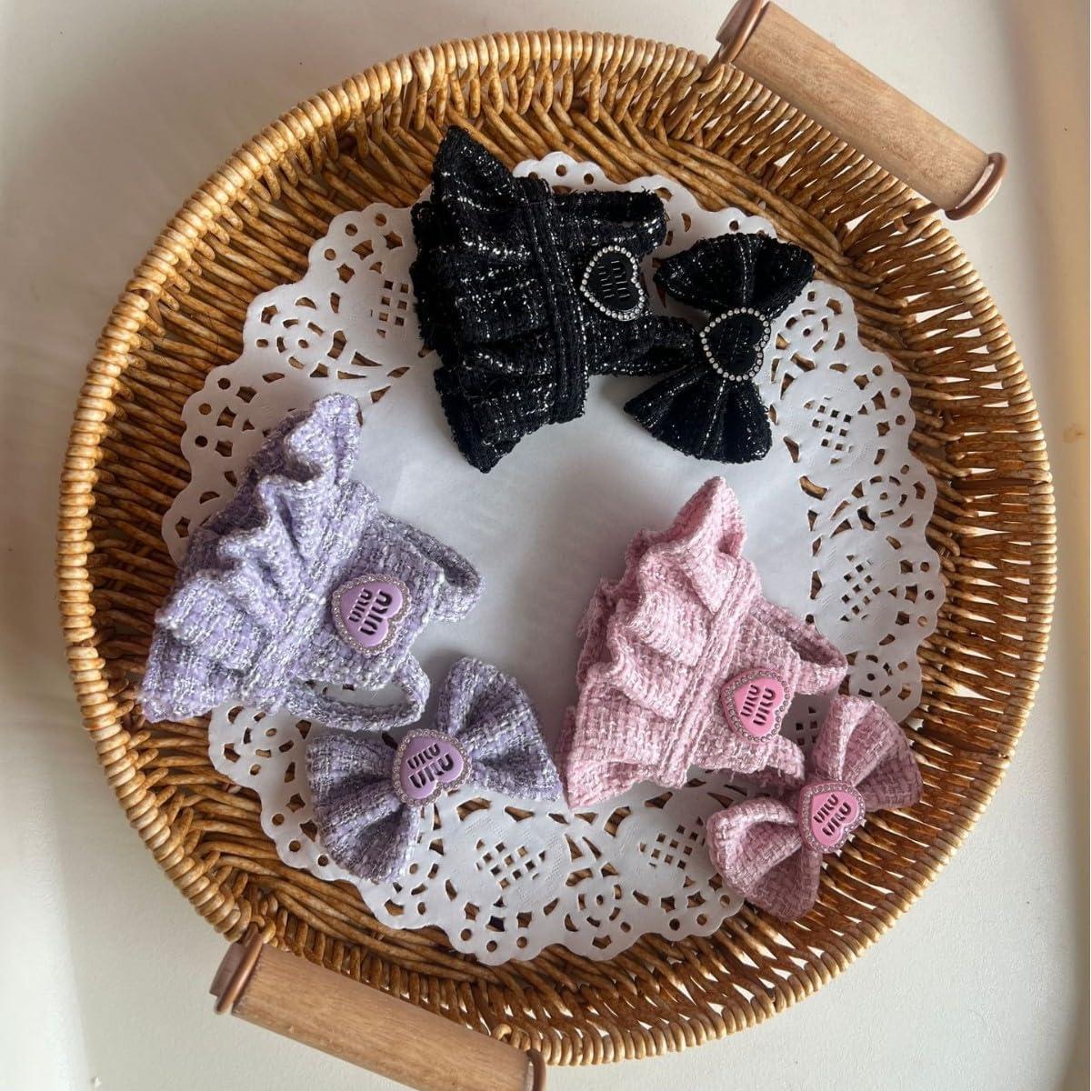 Ropa de lujo para muñecas 17cm Labb - Vestido y bolso negro