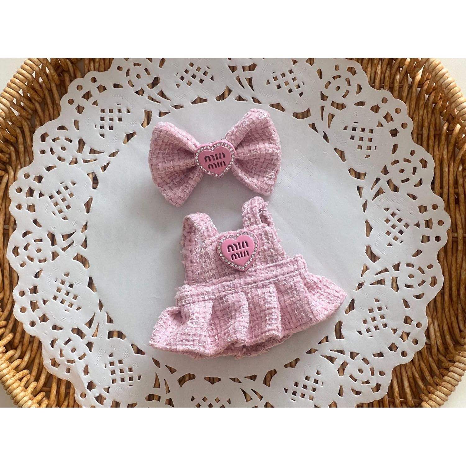 Ropa de lujo para muñecas 17cm Labb - Vestido y bolso negro