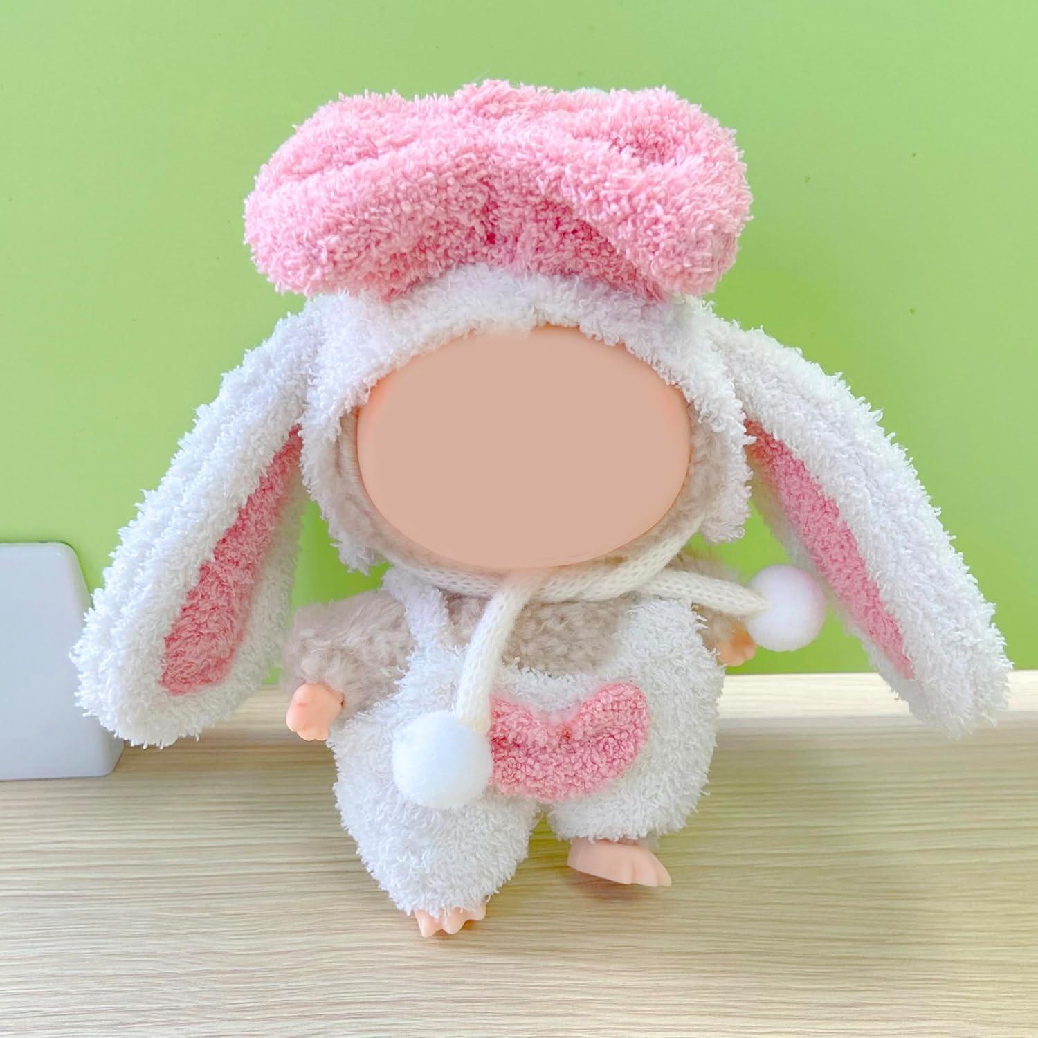 Ropa de Muñeca AYJK7 para Labubu 17cm Estilo Animal Chic