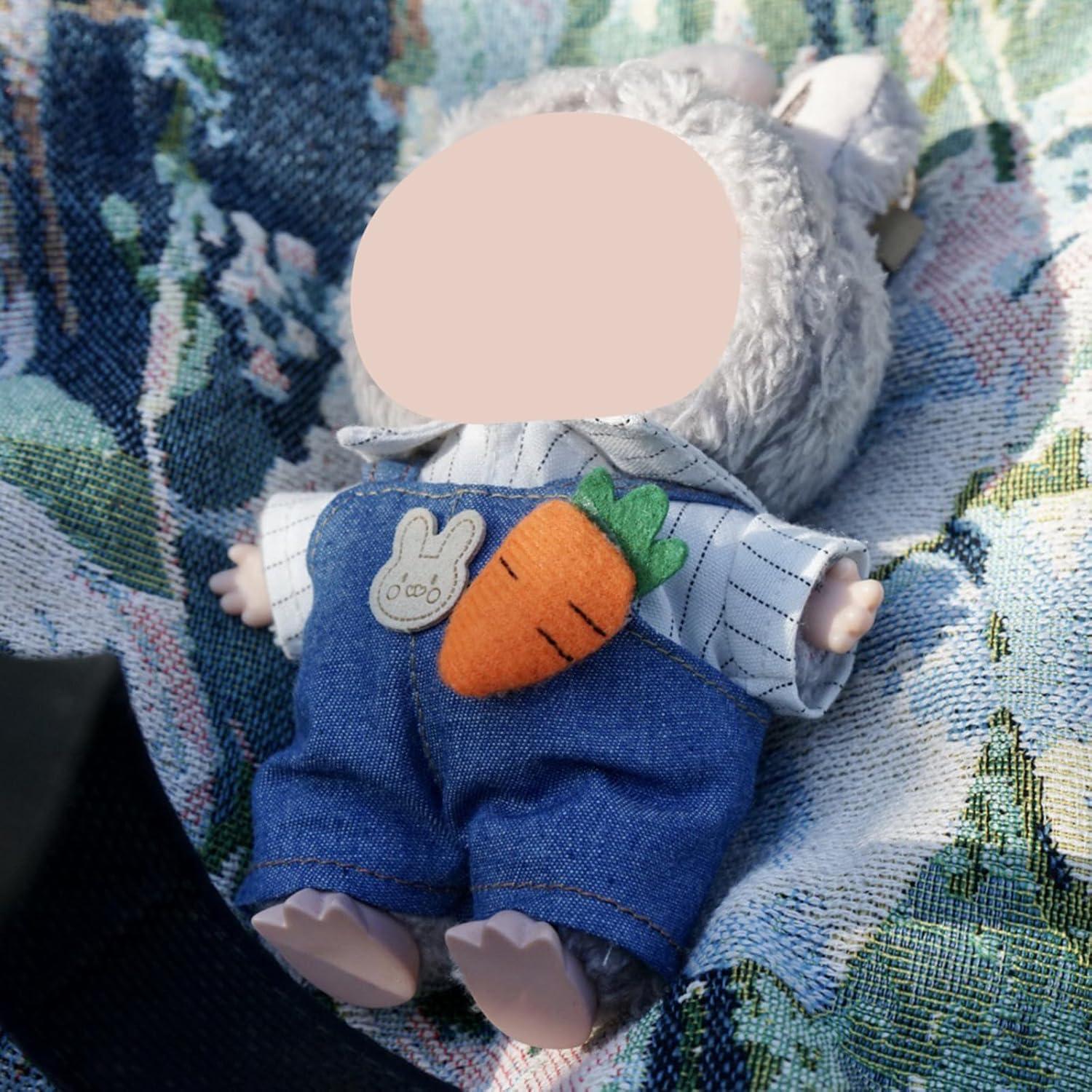 Conjunto de Ropa para Muñecas 17cm BADA-LNM Overoles Mezclilla