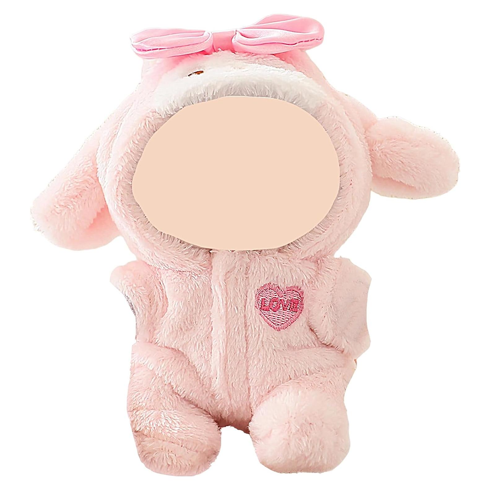 Conjunto de Ropa de Muñeca 17cm Labubu Estilo 5 Conejo Rosa
