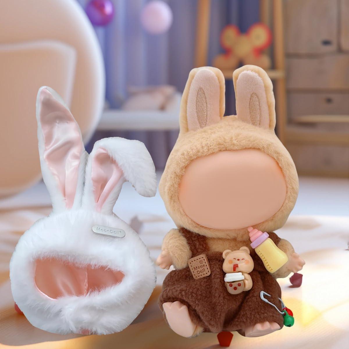 Conjunto de Ropa para Muñecas 17cm Labubu Conejo Kawaii