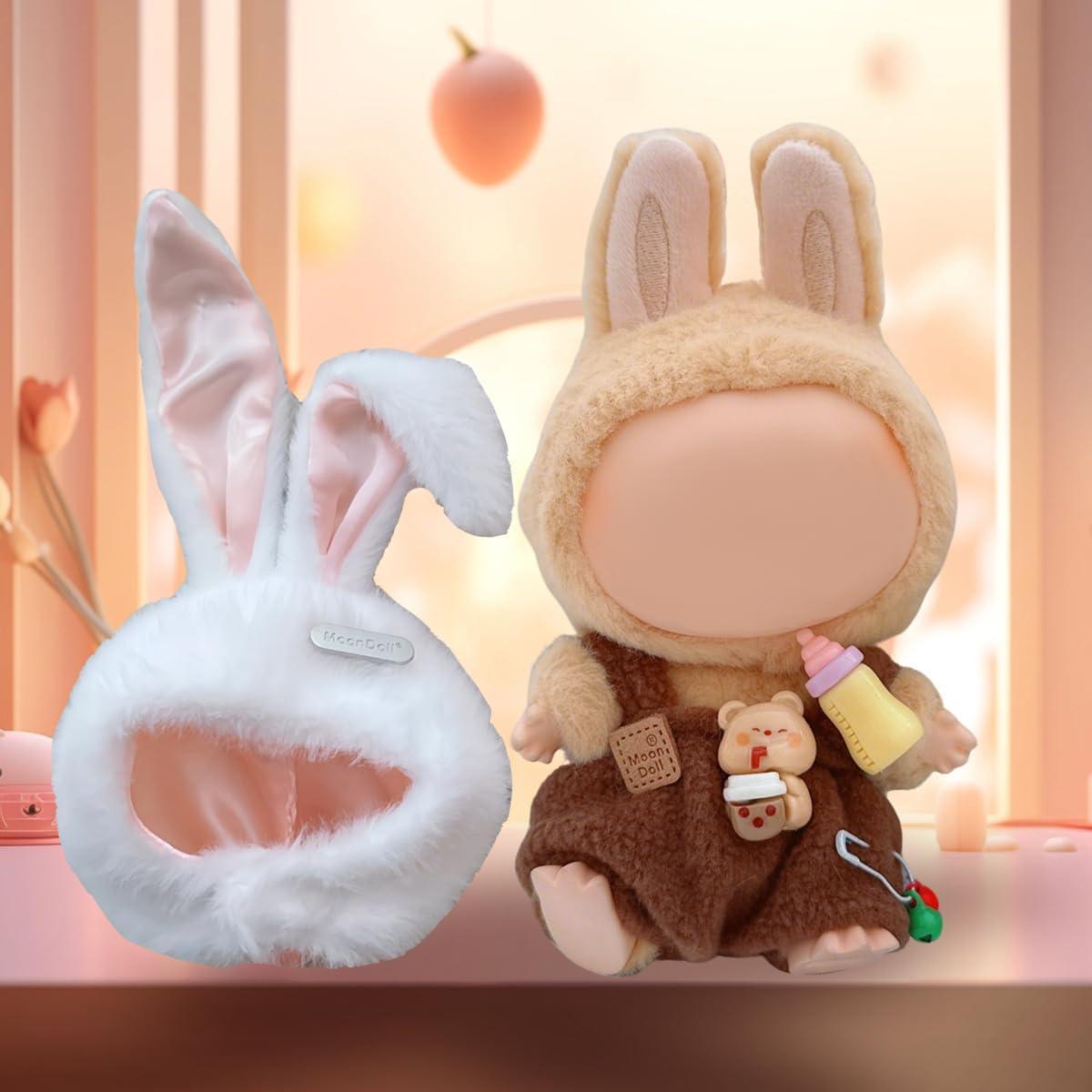Conjunto de Ropa para Muñecas 17cm Labubu Conejo Kawaii