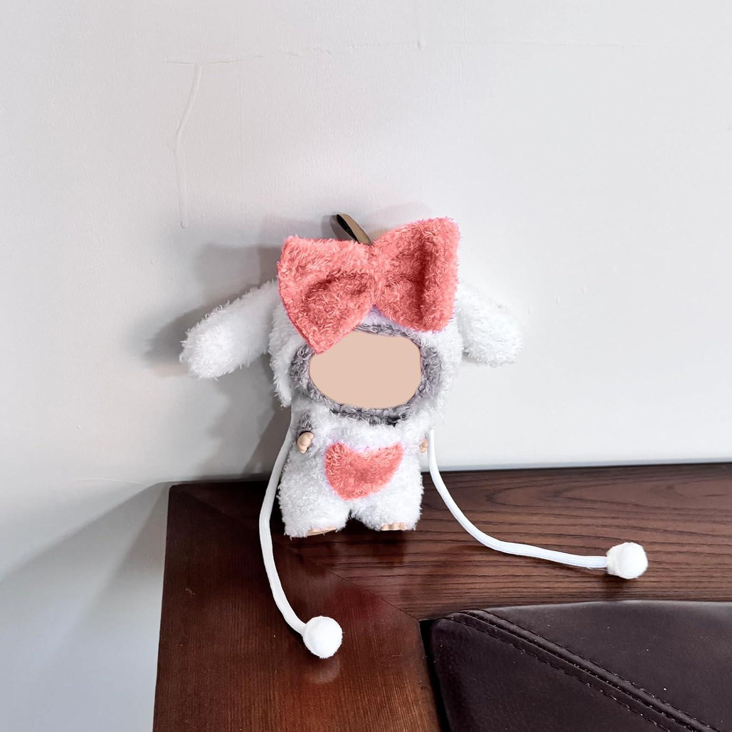 Conjunto de Ropa para Muñecas 17cm Hikyueo Sudadera y Falda Rosa