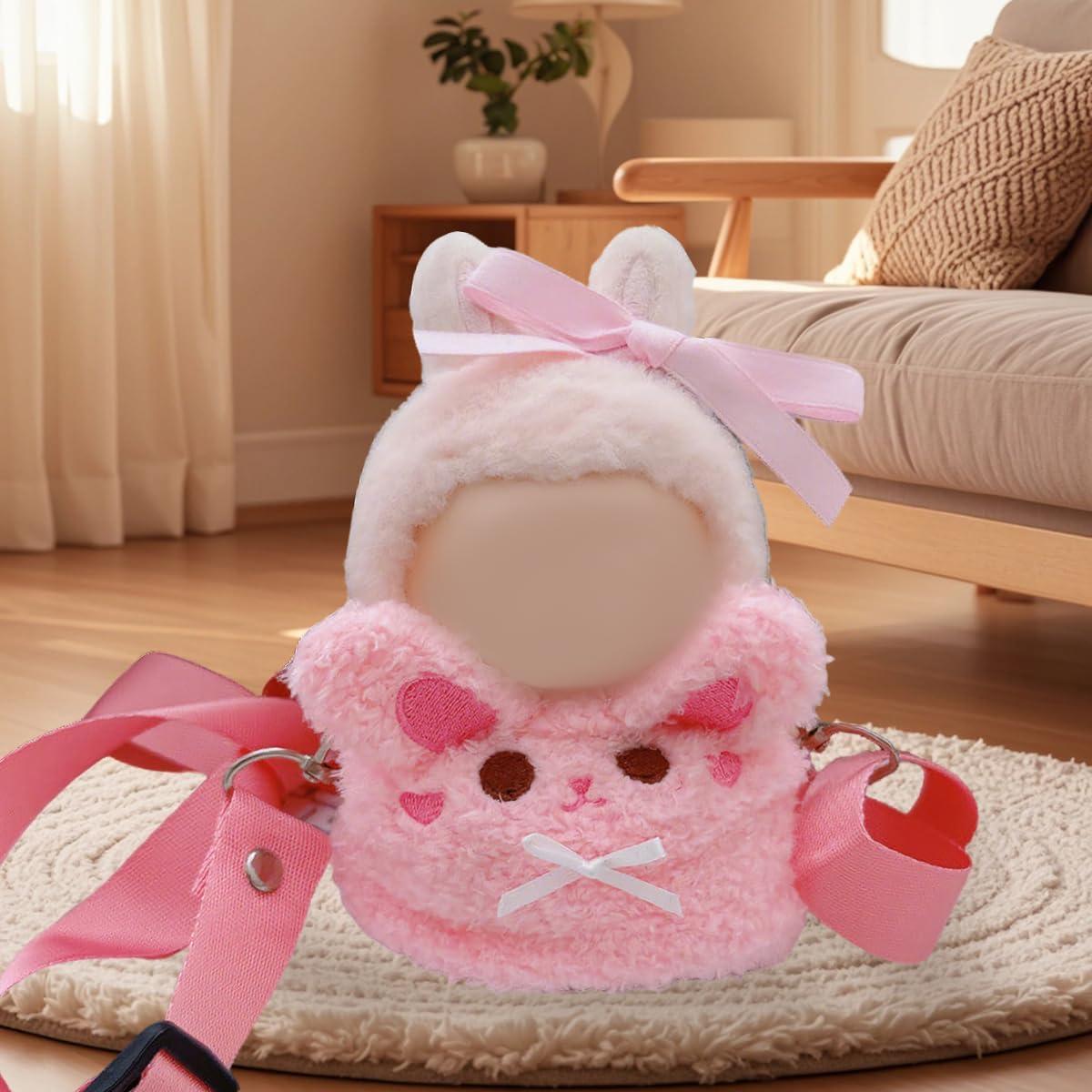 Conjunto de ropa para muñecas Labubu 17 cm - Estilo Conejo Rosa 4