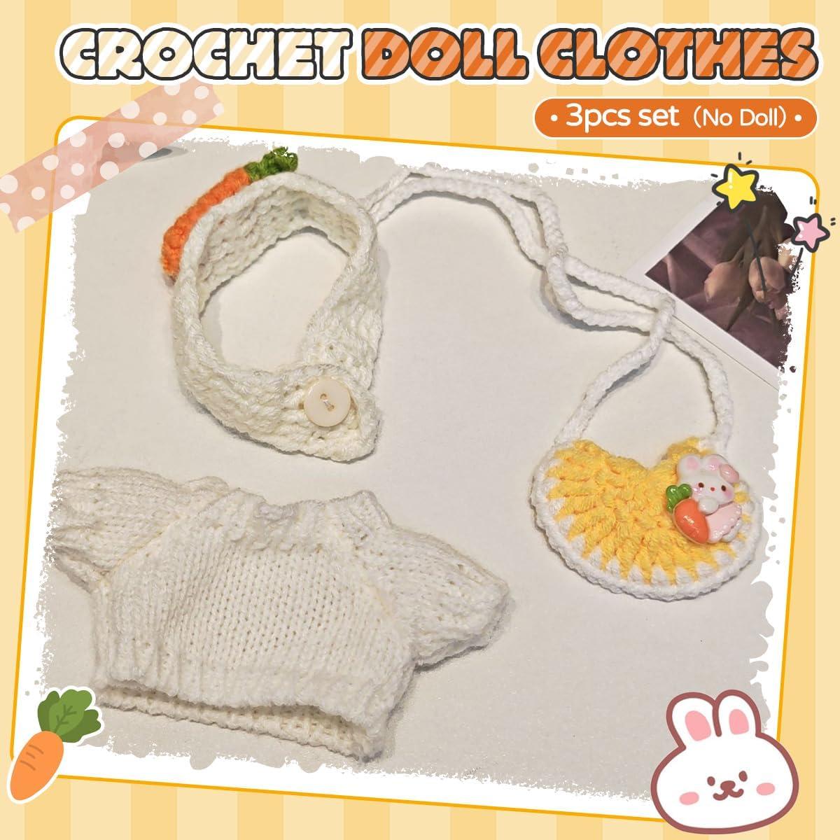 Ropa para muñecas Bubu 17 cm traje conejito y zanahoria