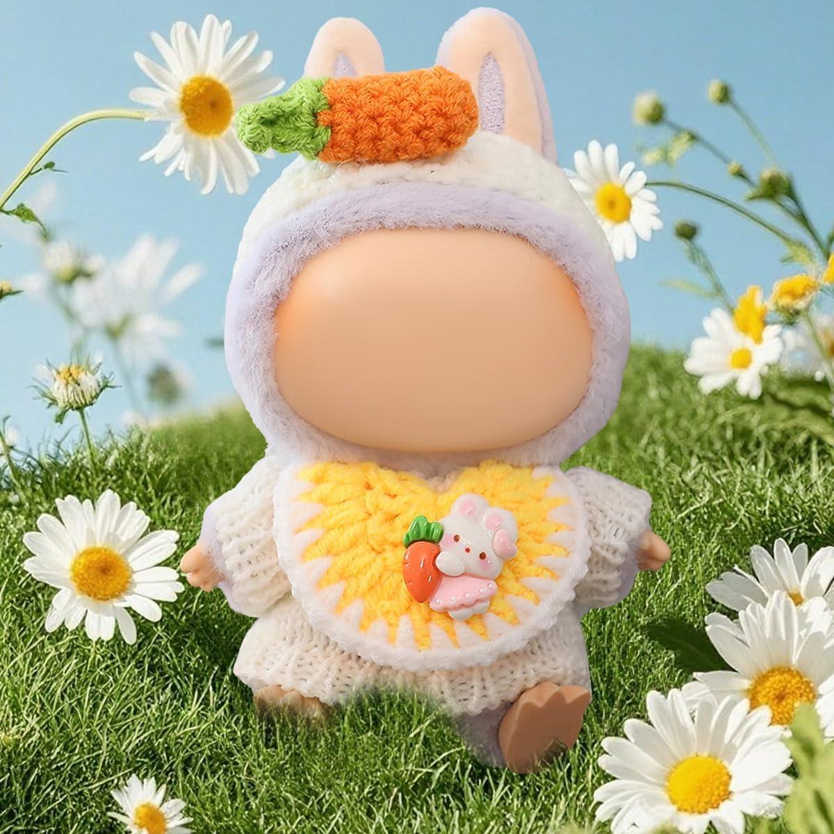 Ropa para muñecas Bubu 17 cm traje conejito y zanahoria