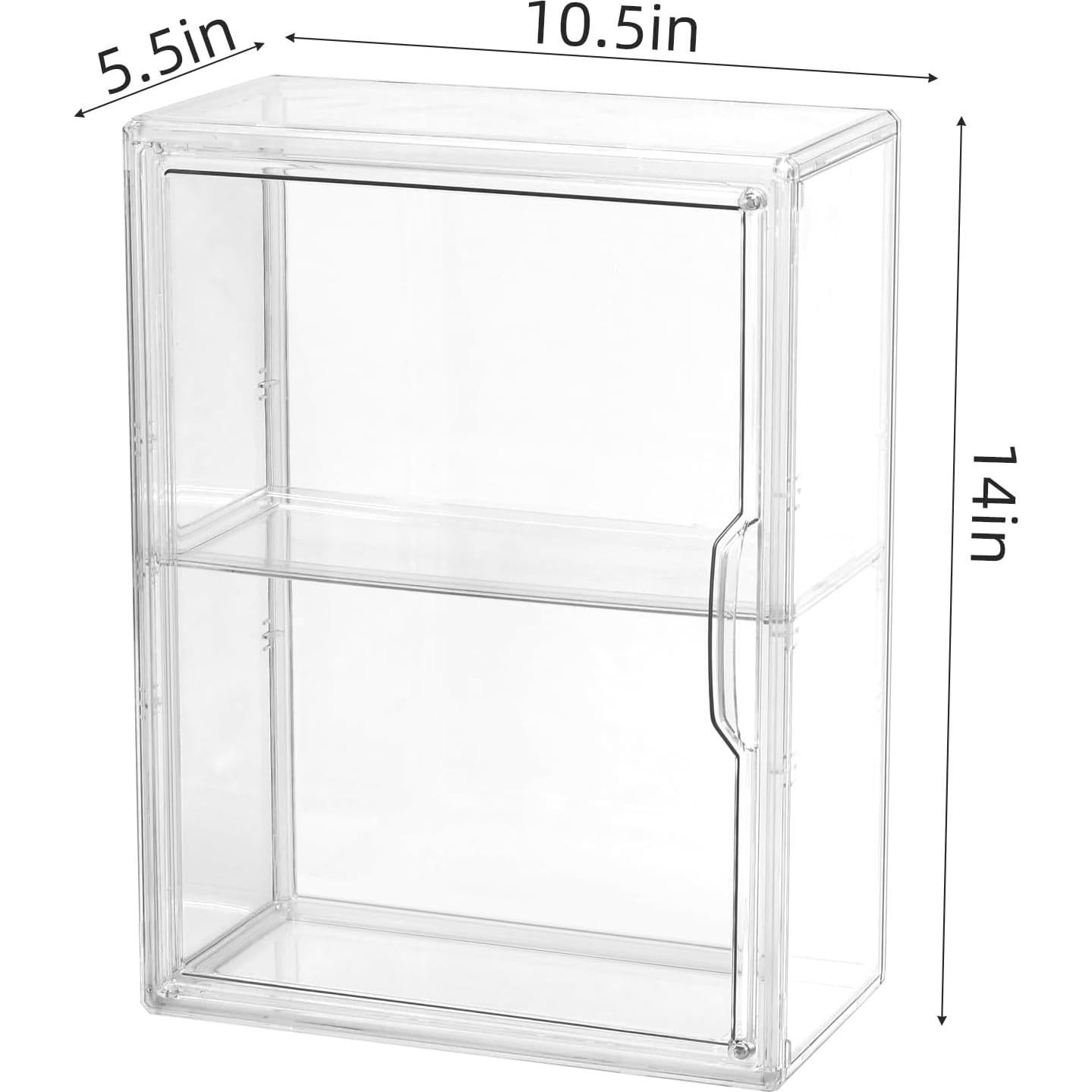 Caja de Exhibición Acrílica Wollibao para Figuras Labubu 35.5x26.7cm