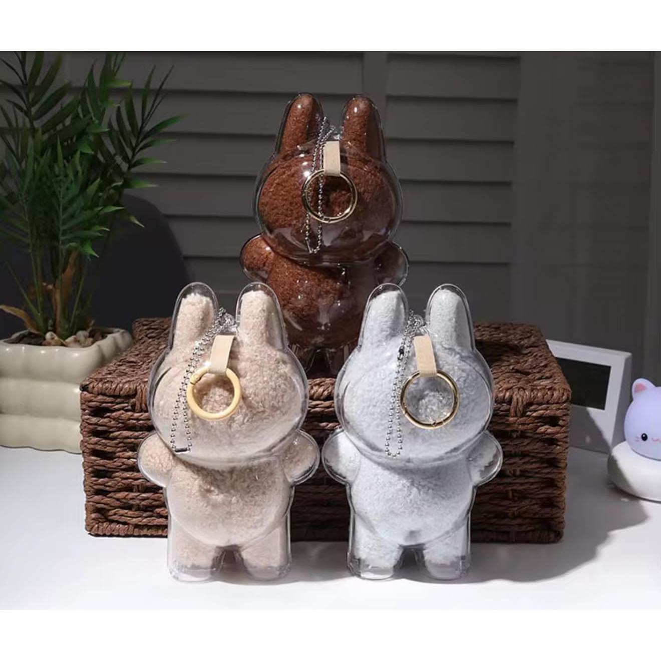 Funda Protectora Transparente LABUBU para Figuras de Pie