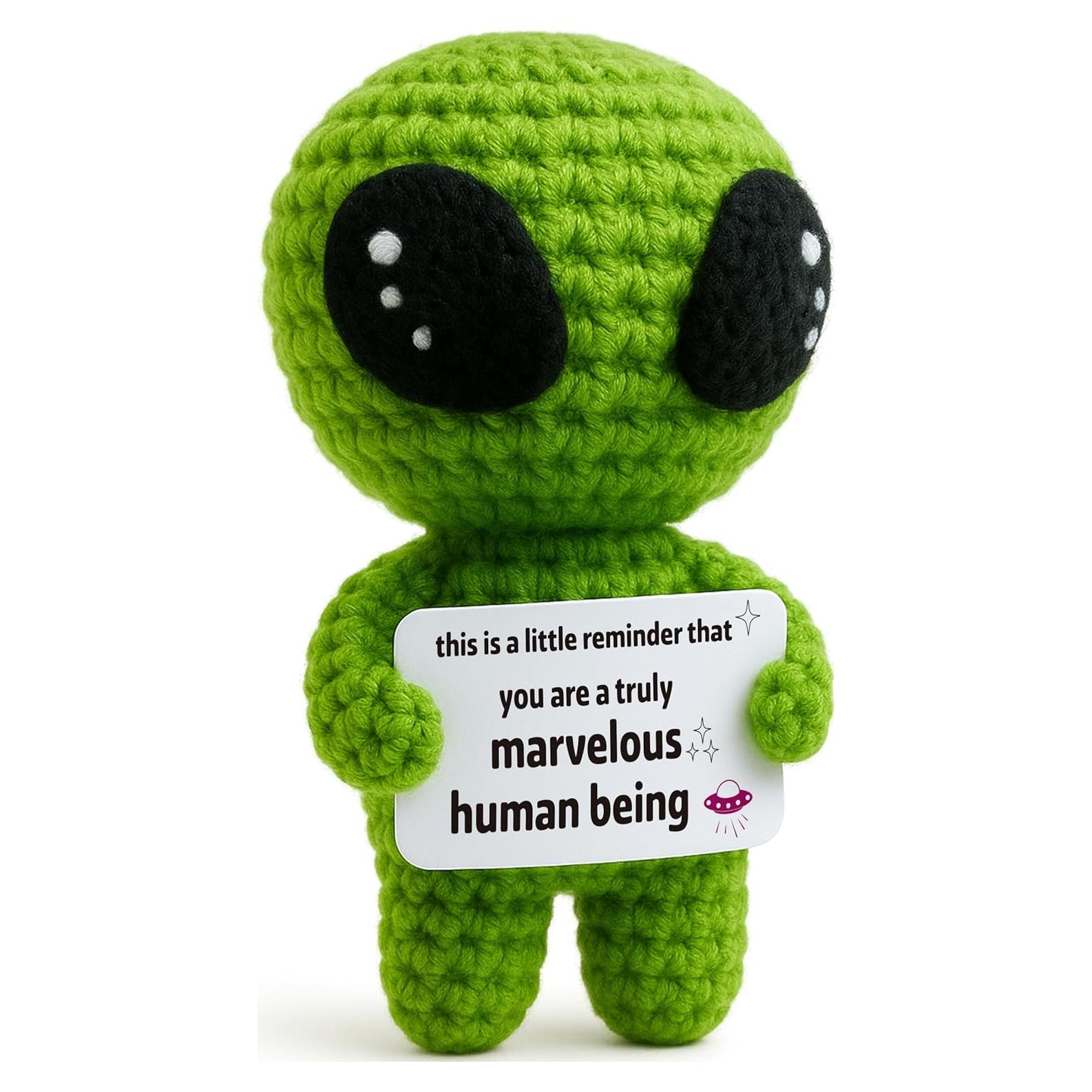 Plush Extraterrestre Amigurumi MAMAGIFTREE - 11x6 cm