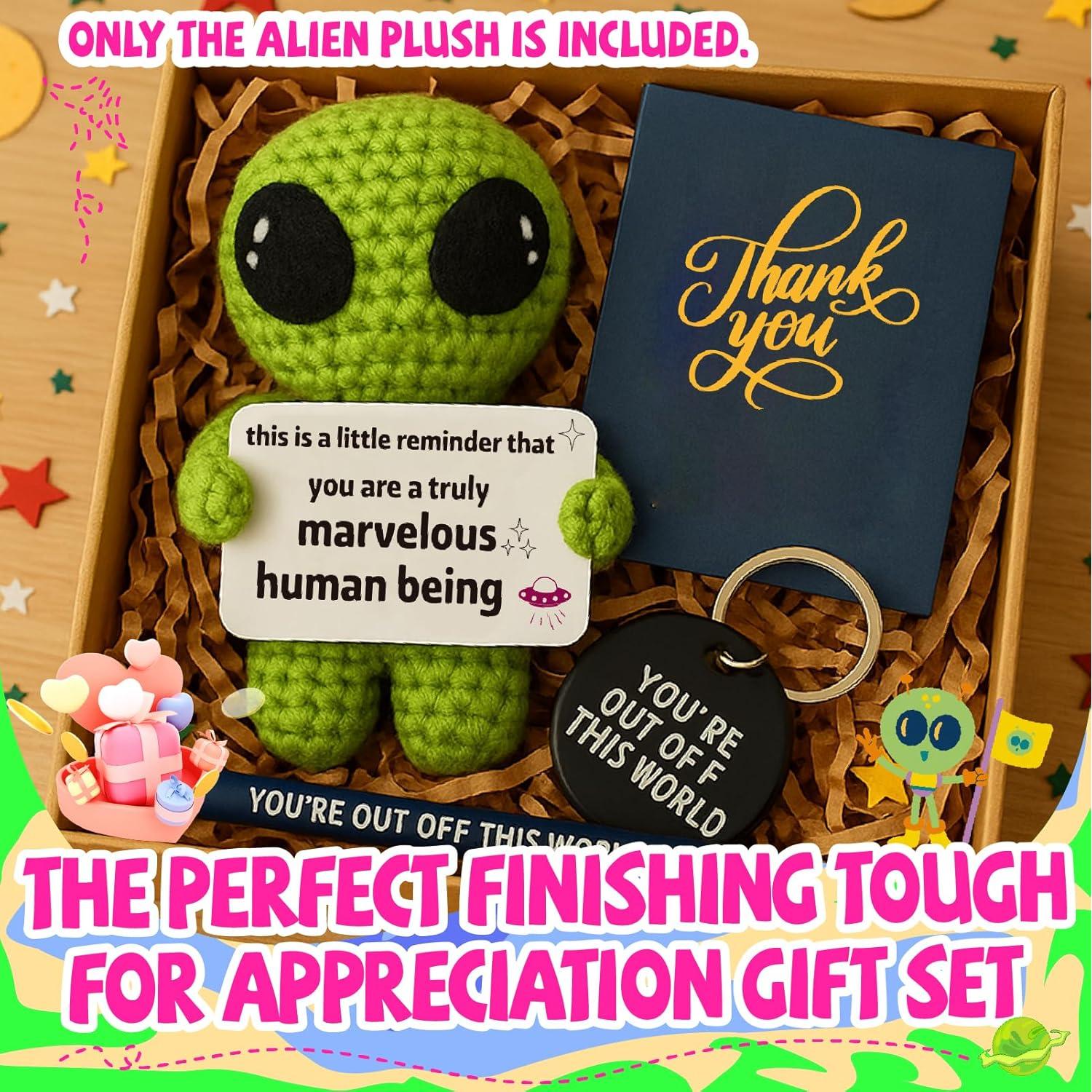 Plush Extraterrestre Amigurumi MAMAGIFTREE - 11x6 cm