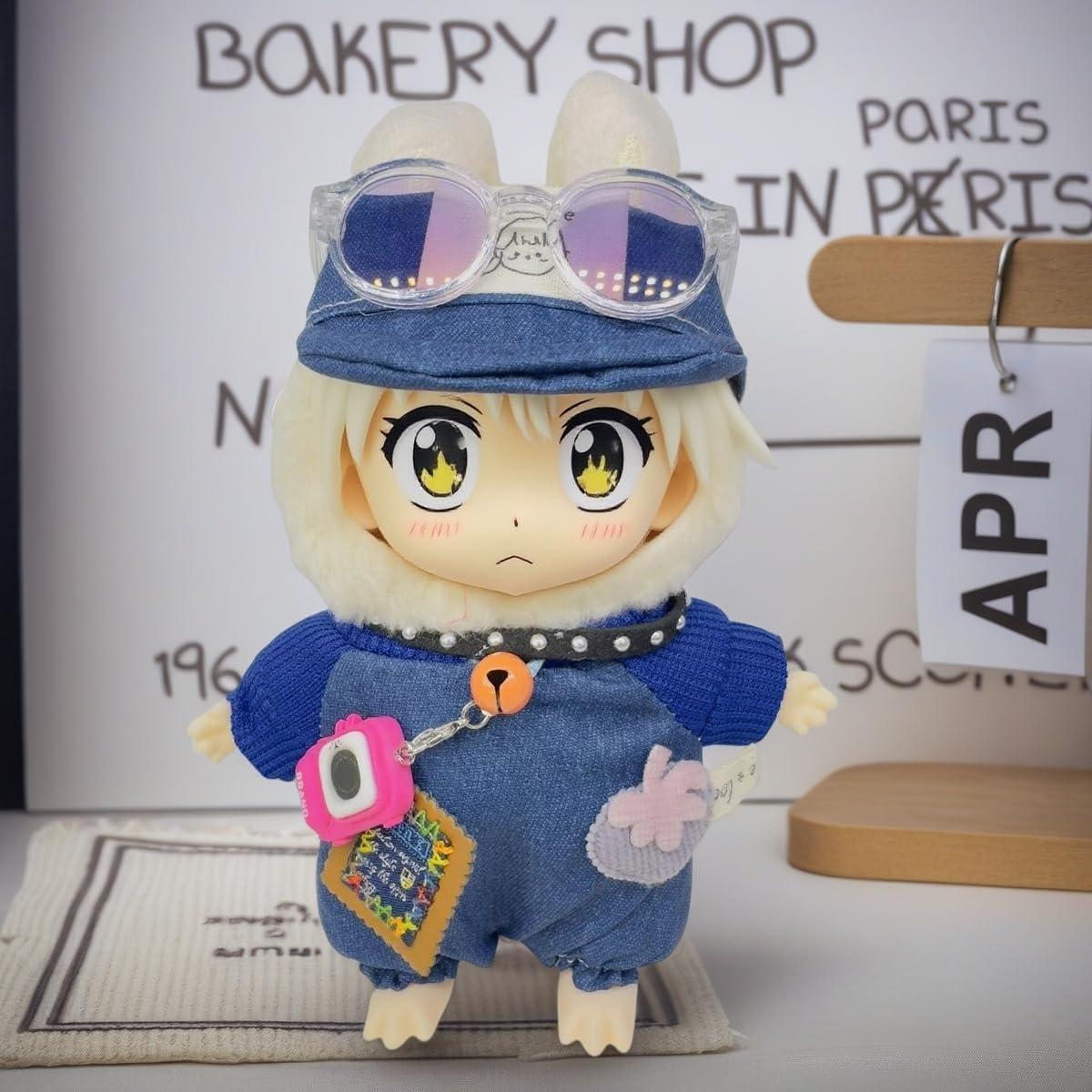 Conjunto de Ropa para Muñeca Labubu VeythKoveo 4 Piezas