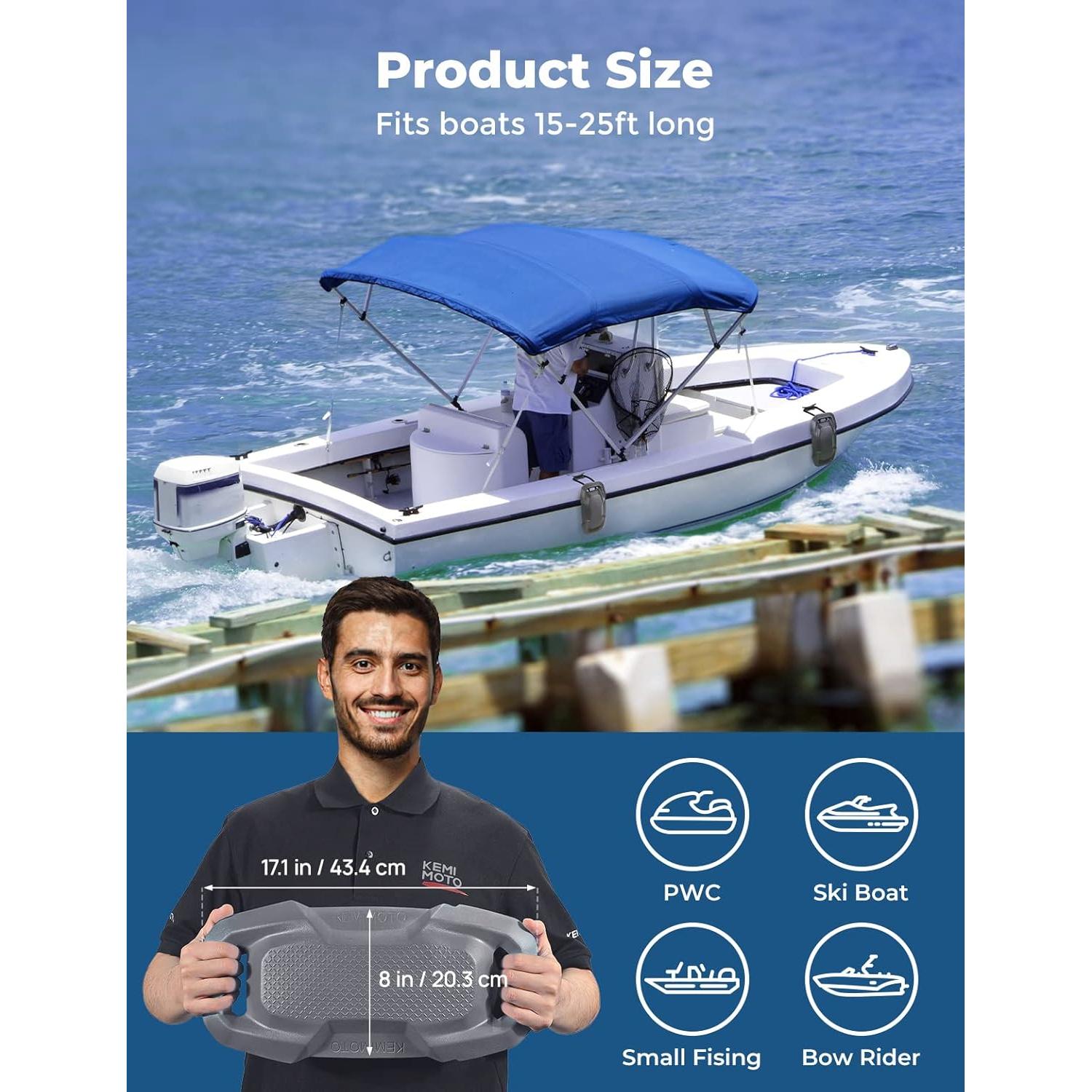 Fenders KEMIMOTO para Barcos 43 cm x 20 cm Mejorados