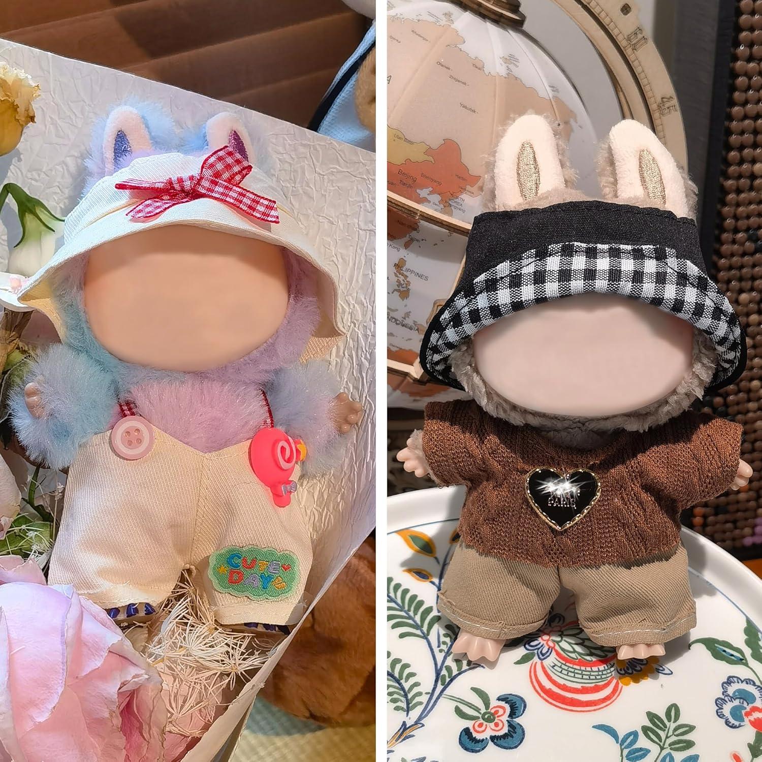 Conjunto de Ropa para Muñecas de Peluche 17cm Ebuddy - 6 Atuendos