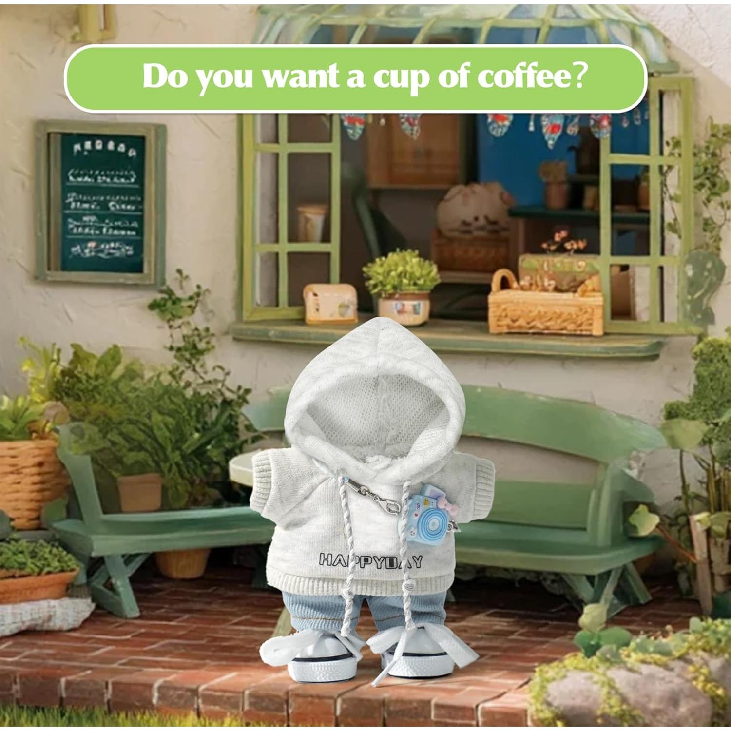 Conjunto de Ropa para Muñecas 17cm ARTST - Sudadera y Jeans