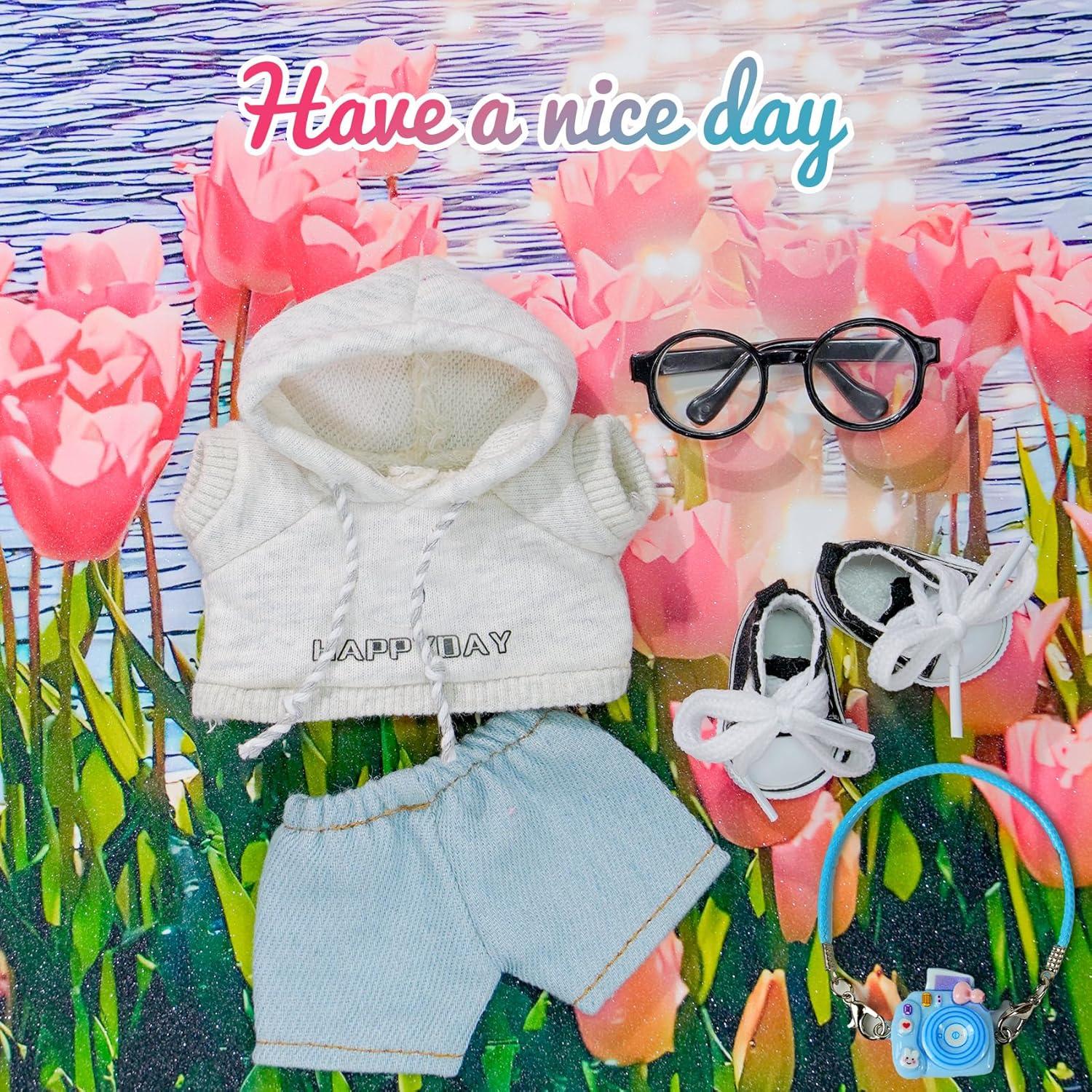 Conjunto de Ropa para Muñecas 17cm ARTST - Sudadera y Jeans