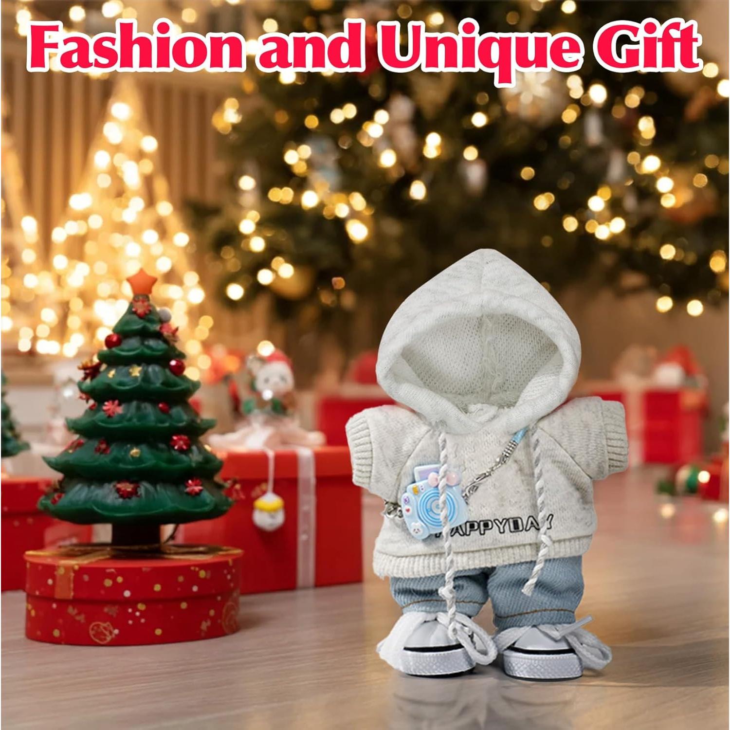 Conjunto de Ropa para Muñecas 17cm ARTST - Sudadera y Jeans